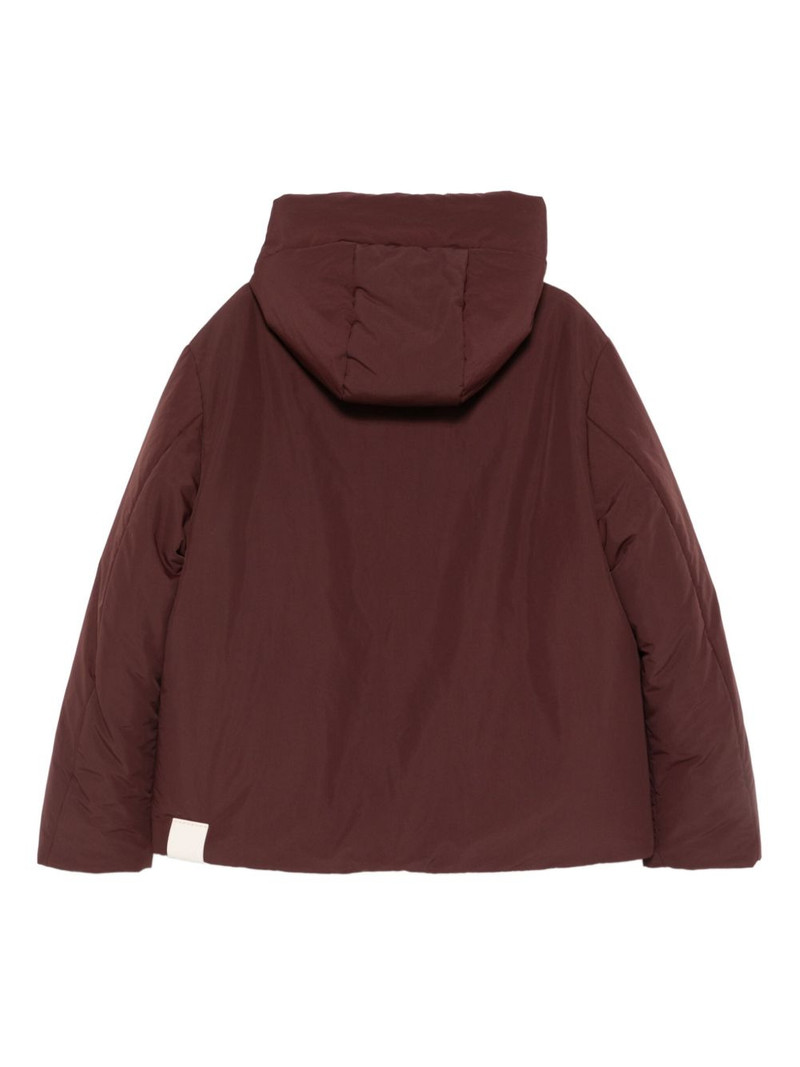 Jil Sander zip-up hooded jacket outlook