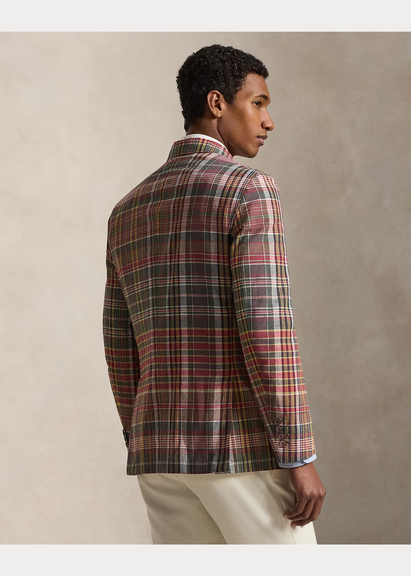Polo Soft Tailored Fit Plaid Jacket 4