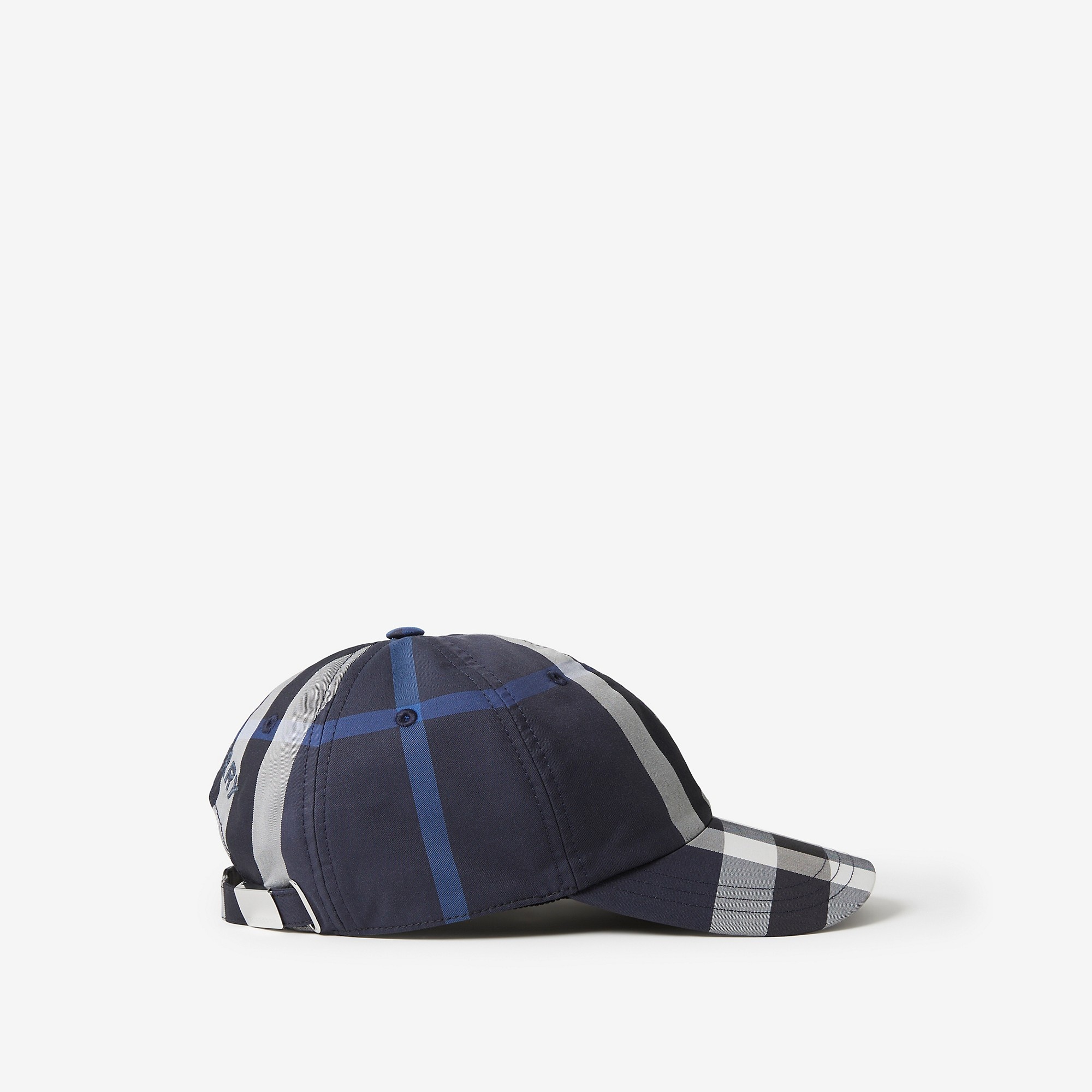 Check Cotton Blend Baseball Cap - 4