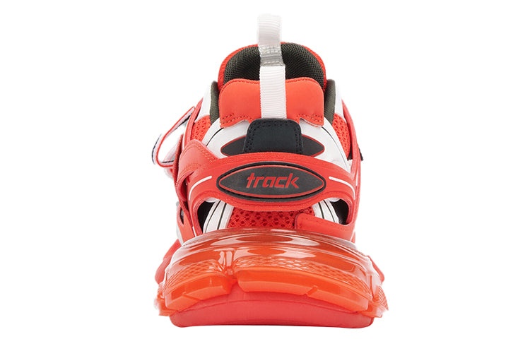 Balenciaga Track Clear Sole Low-Top Sneakers Red 647742W3BZ16591 - 4