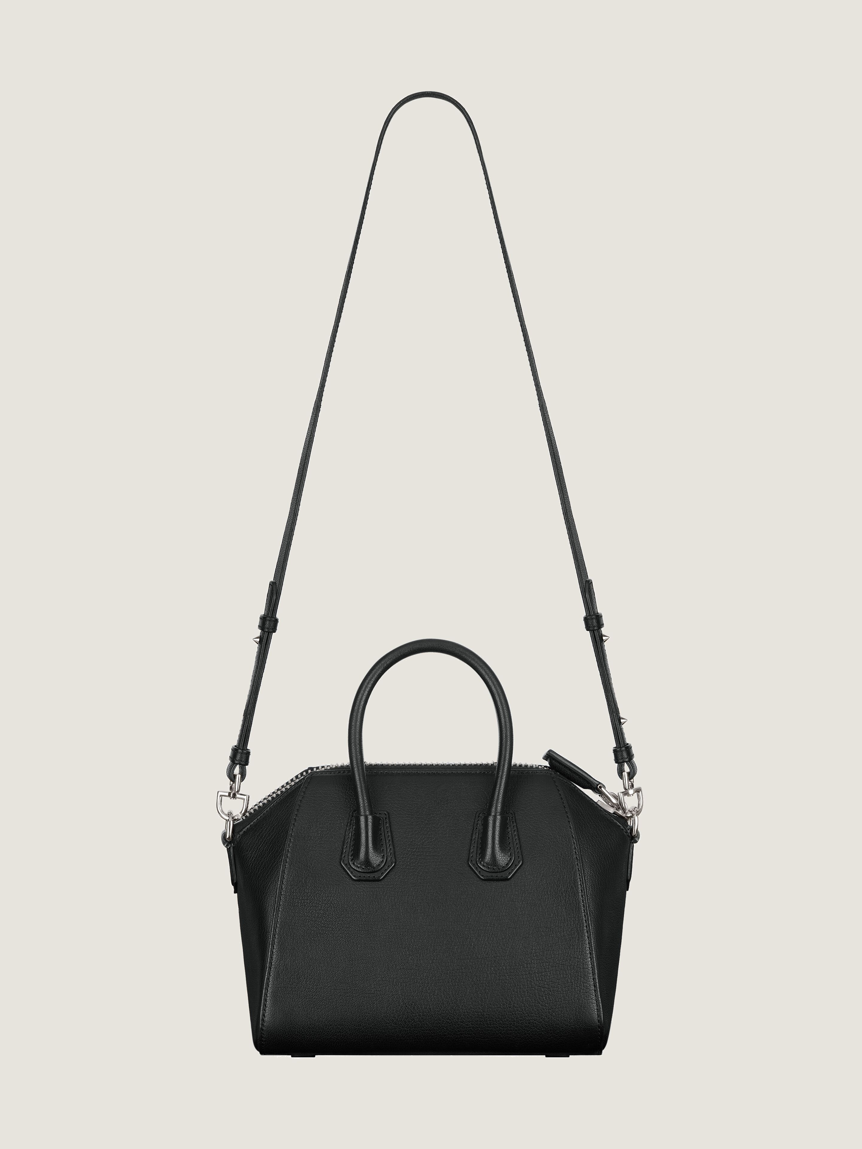 MINI ANTIGONA BAG IN GRAINED LEATHER - 2