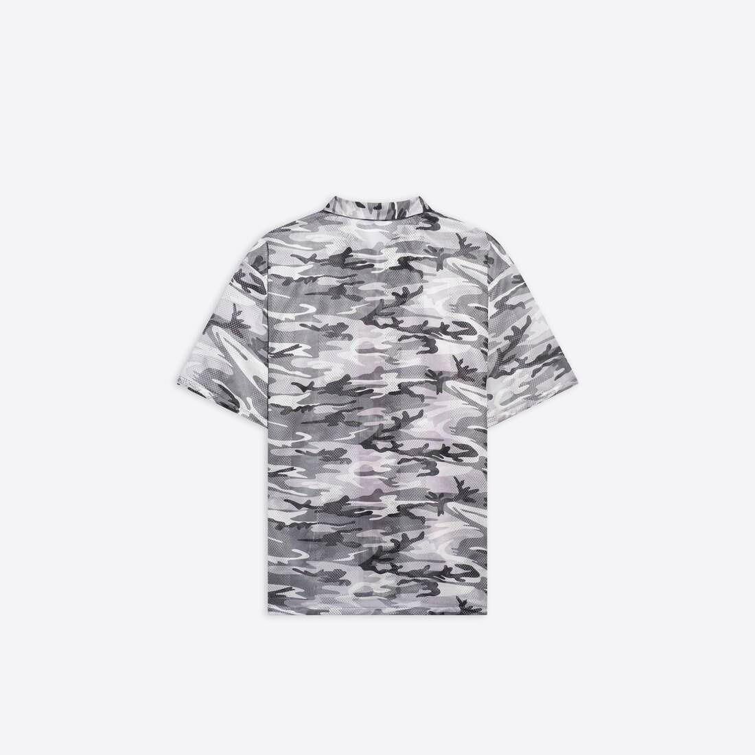 Men's Short Sleeve Shirt in Grey - 2