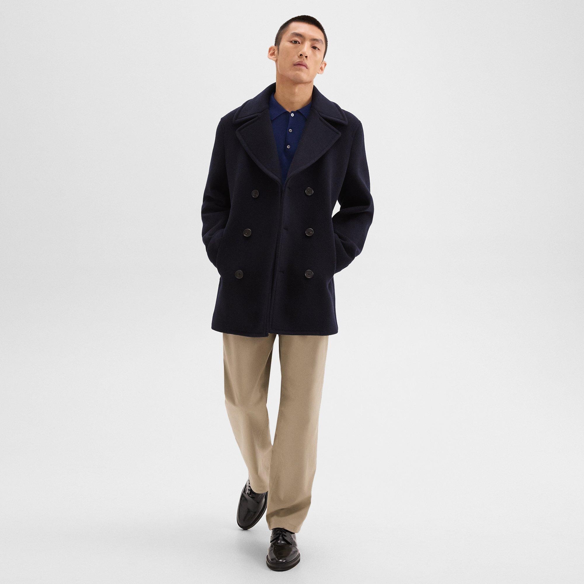 Peacoat in Recycled Wool - 6