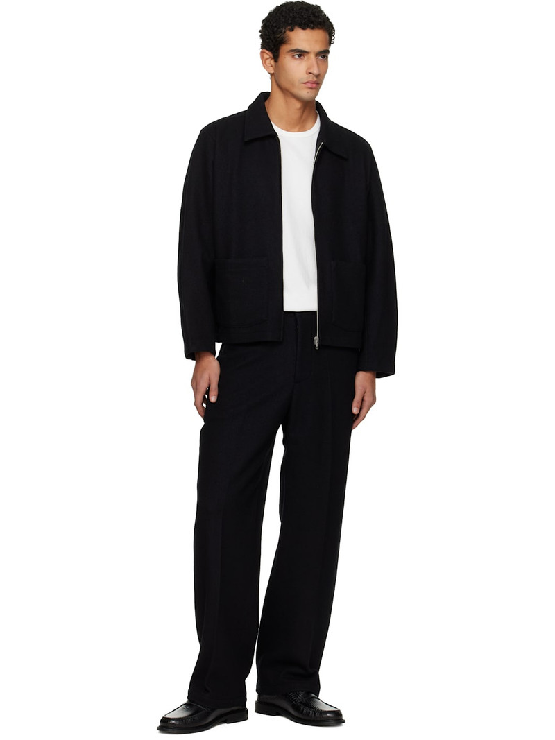 LADY WHITE CO. Black Loma Blouson Jacket outlook