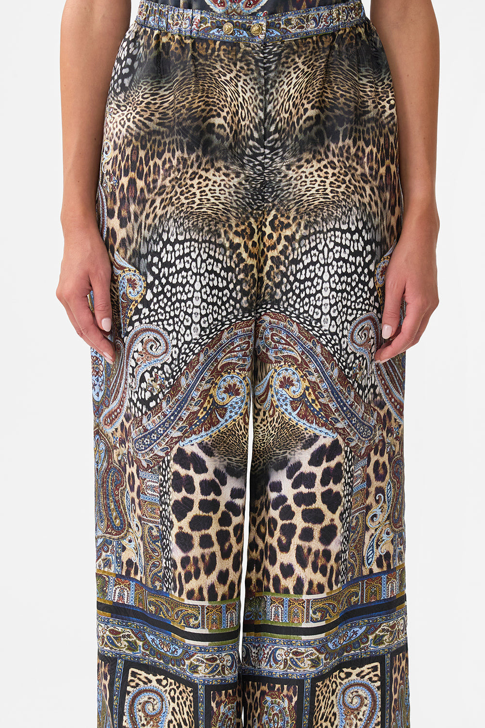 BUTTON FRONT LOUNGE PANT - 6
