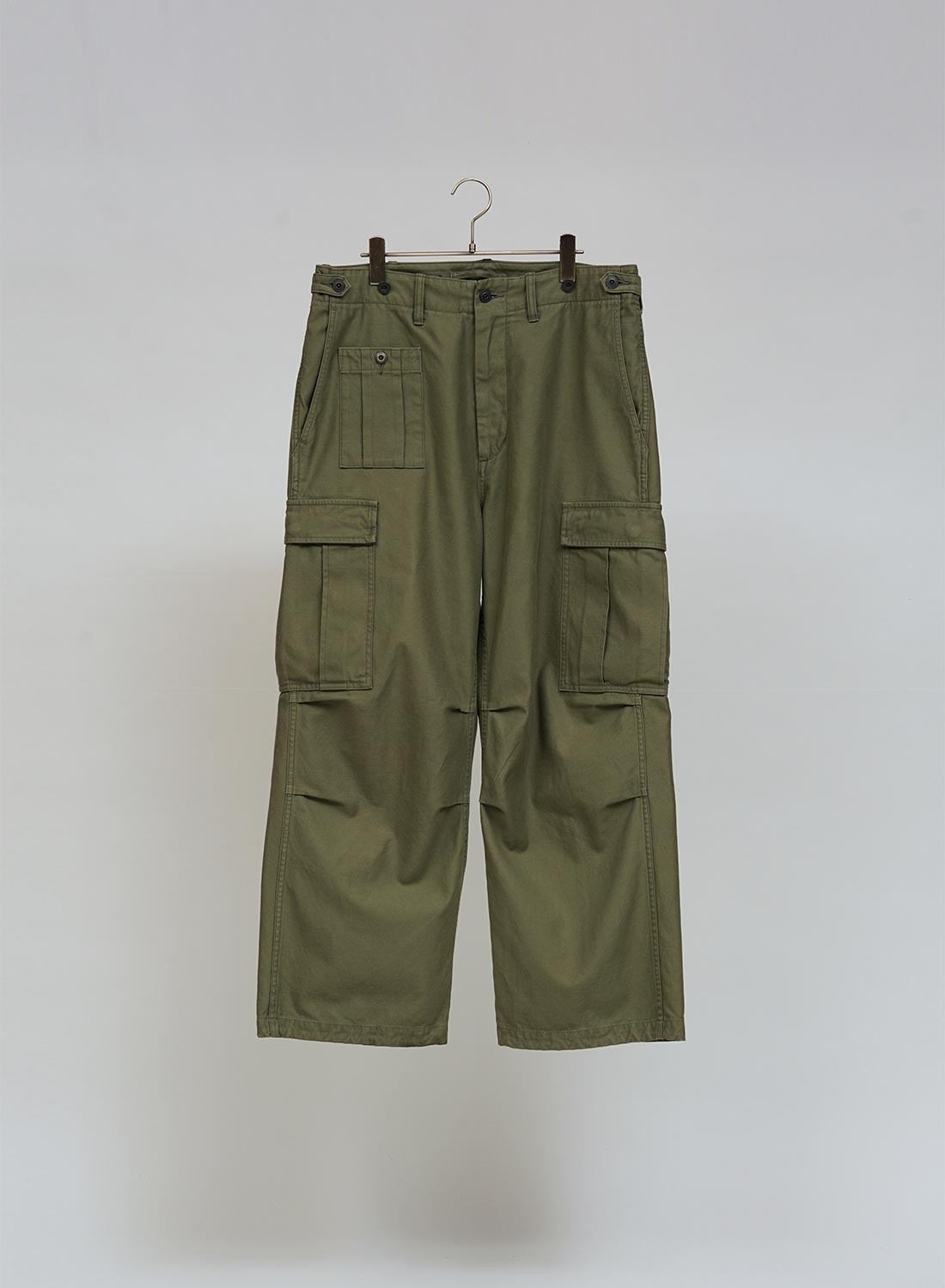Army Cargo Pant in Dark Green - 1