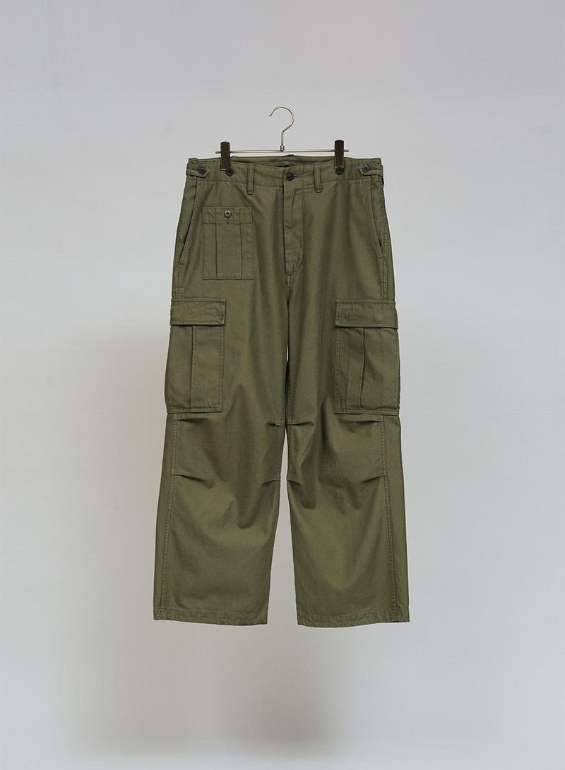 Army Cargo Pant in Dark Green 1