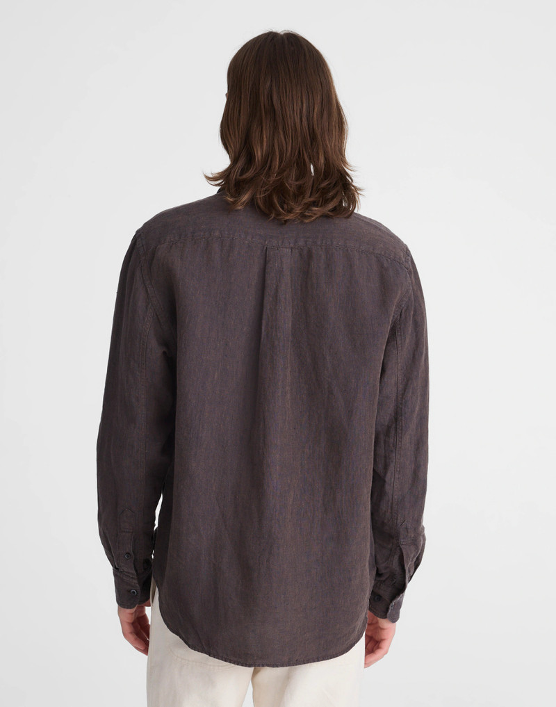 Madewell Button-Up Shirt in Linen outlook