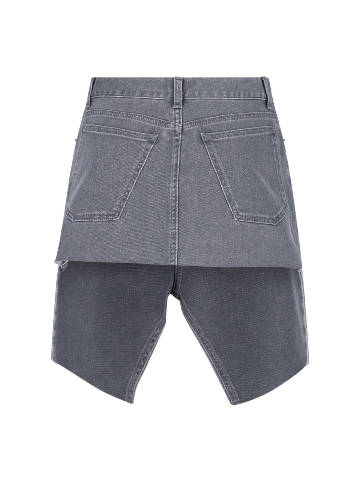 DENIM MINI SKIRT - 2