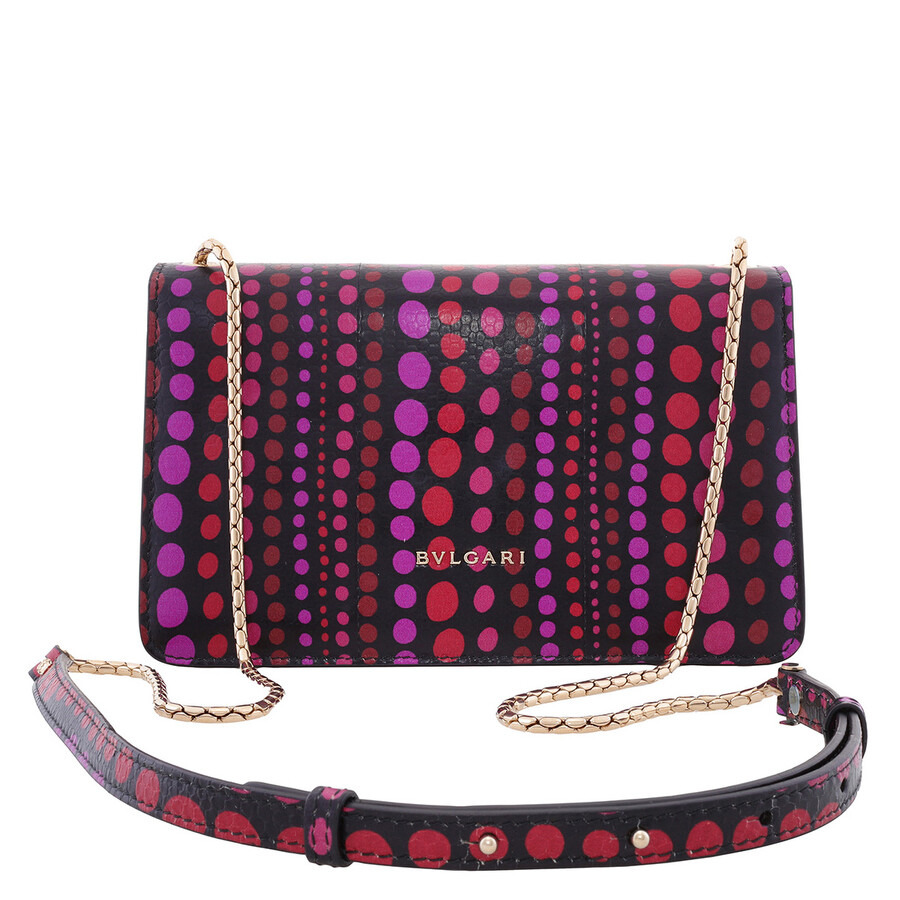 Bvlgari Serpenti Forever Flap Bag Elaphe Polka Dots - 3