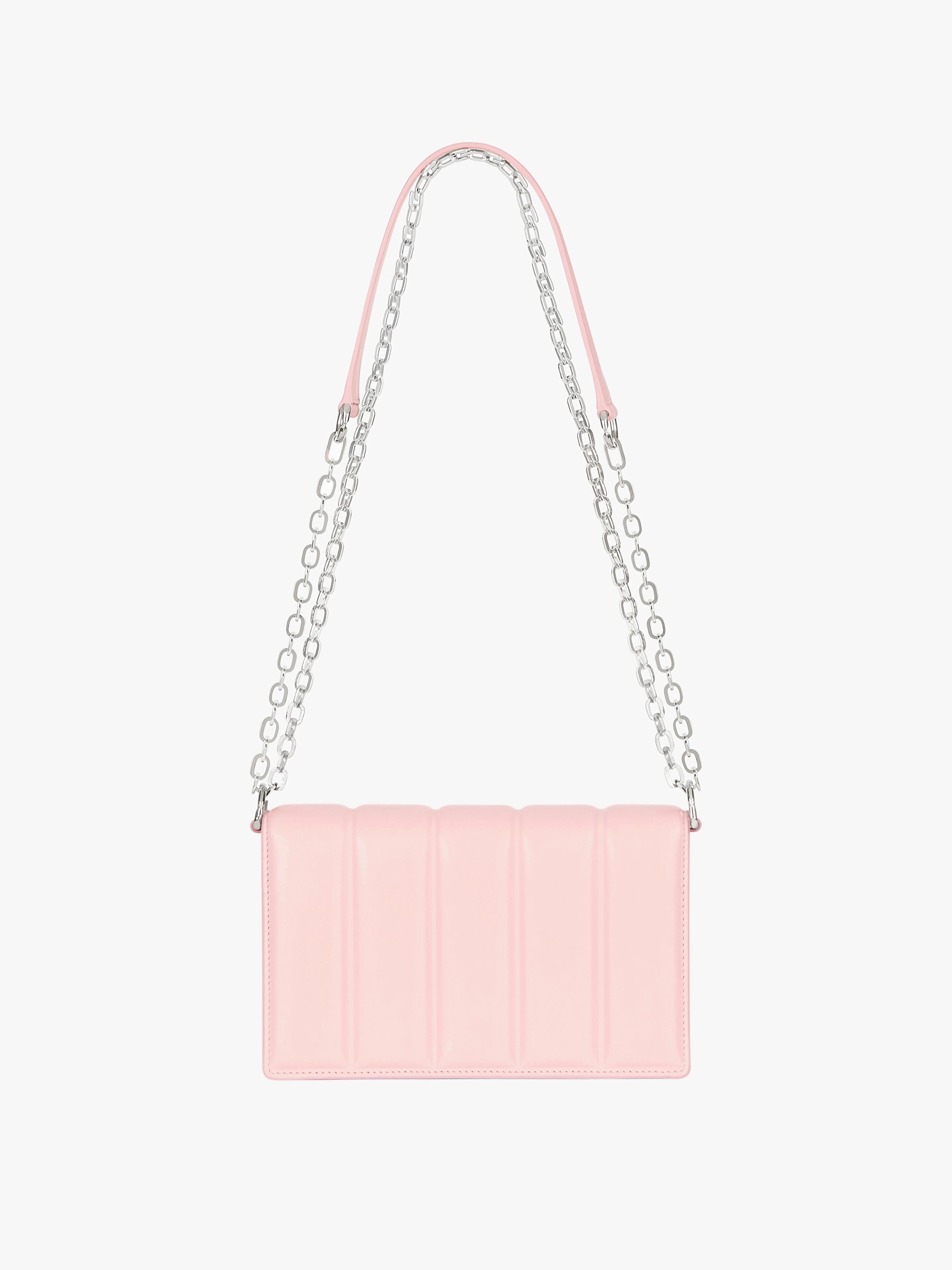SMALL 4G BAG IN PADDED LEATHER WITH CHAIN - 5