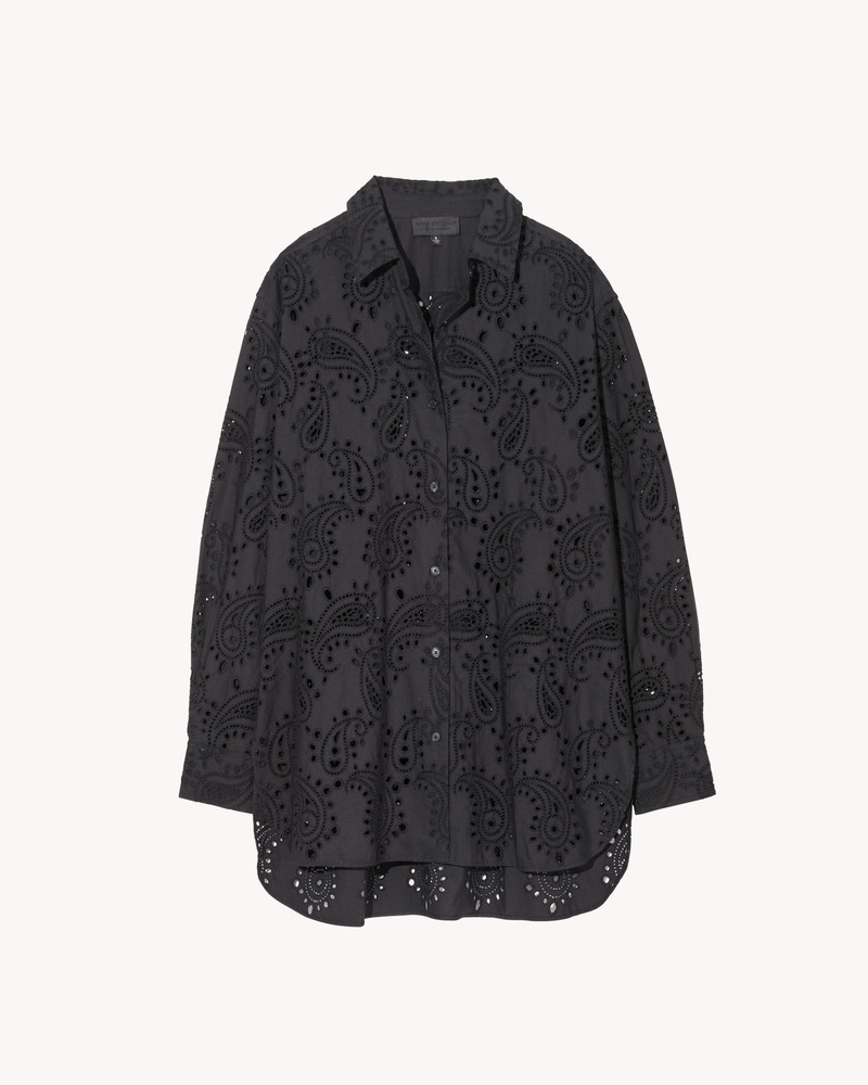 MAEL EMBROIDERED POPLIN SHIRT 1