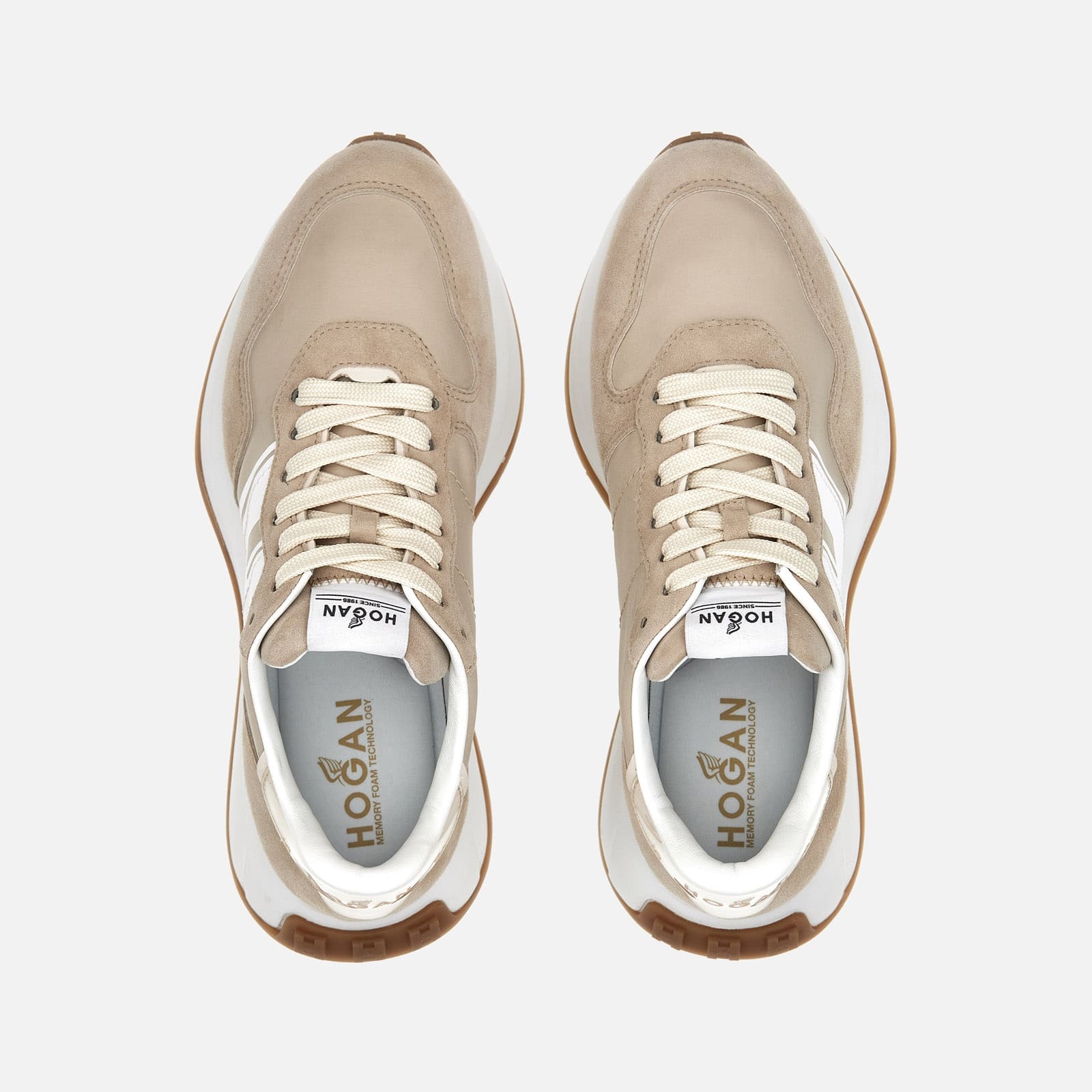 Sneakers Hogan H641 Beige White - 4