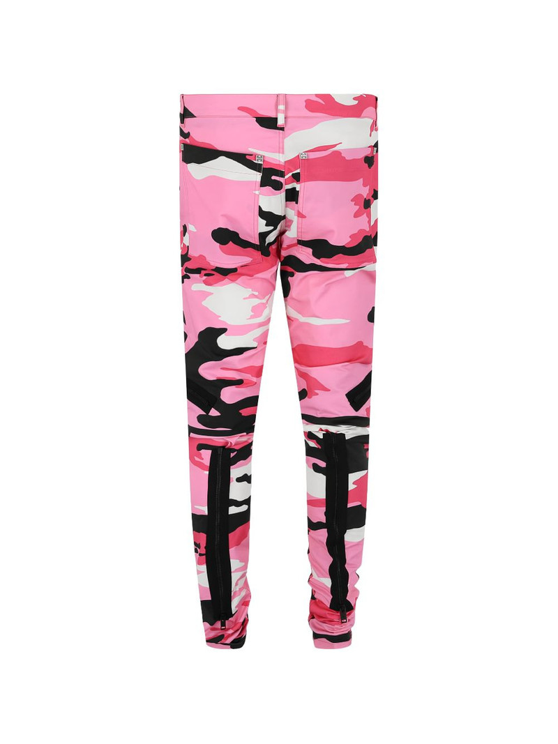Givenchy camouflage zip trousers outlook