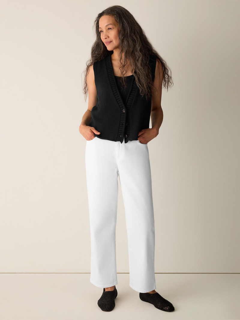 Peruvian Cotton Blend V-Neck Vest 3