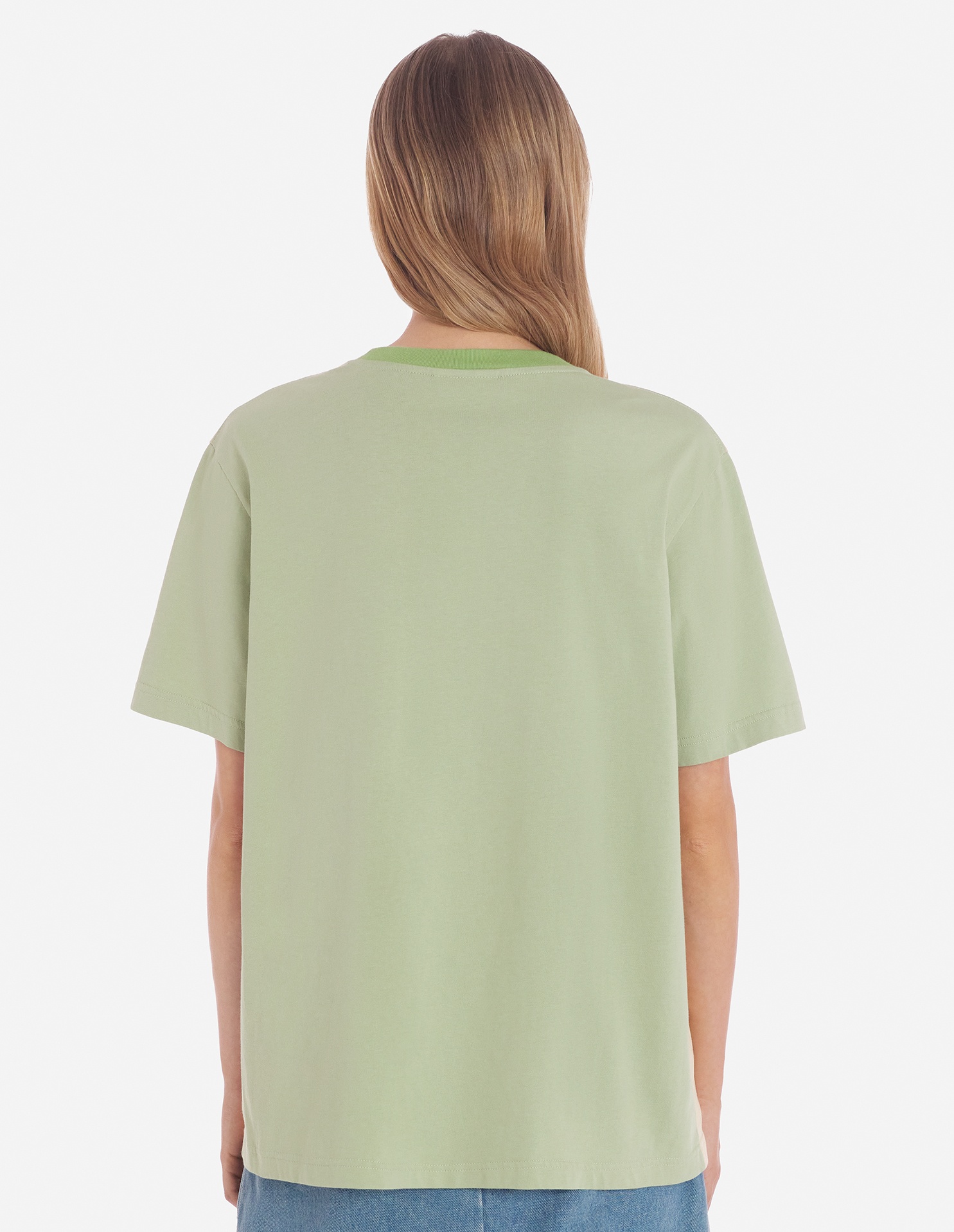 CAFE KITSUNE COLORBLOCK RELAX TEE-SHIRT - 8