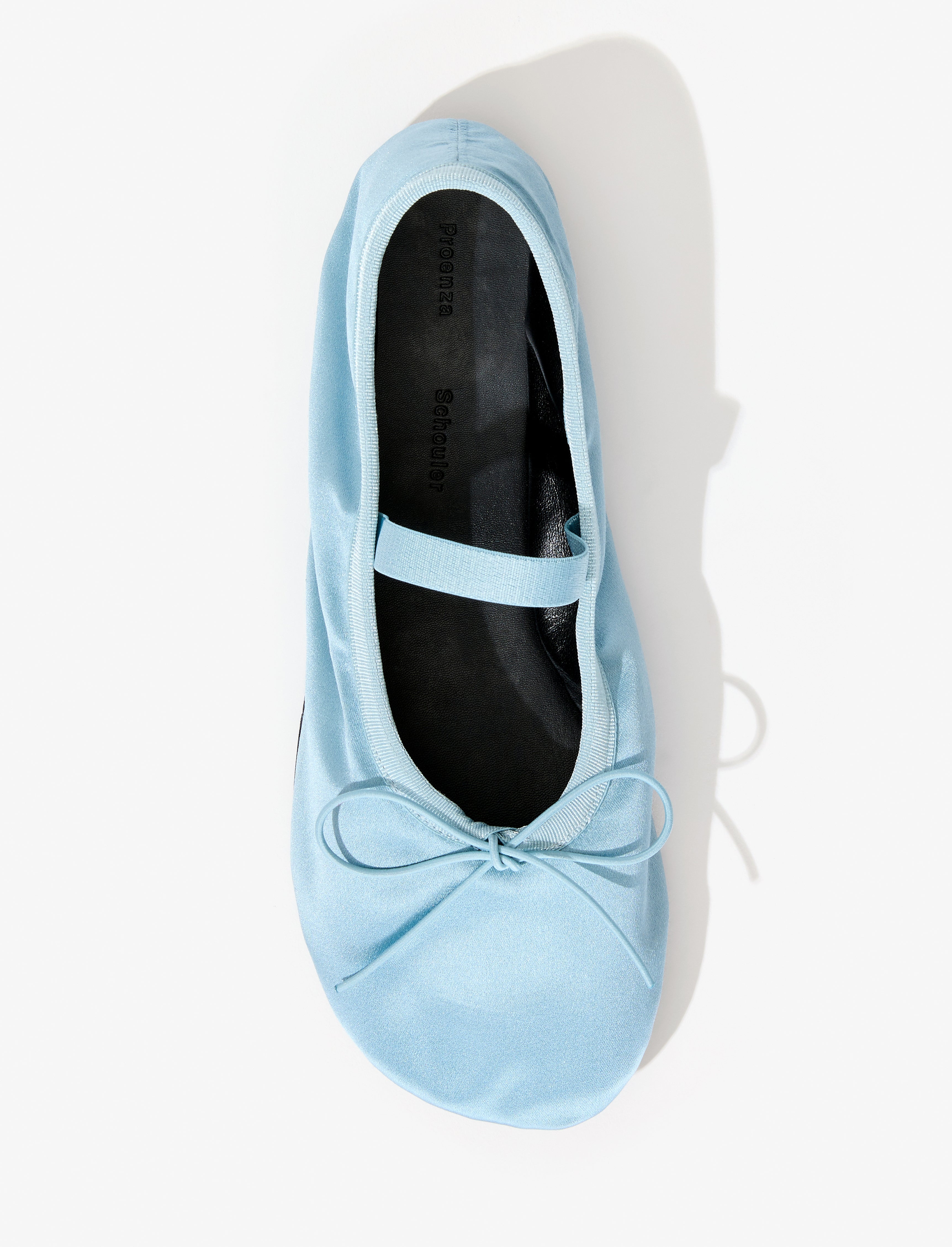 Glove Mary Jane Ballet Flats in Satin - 4