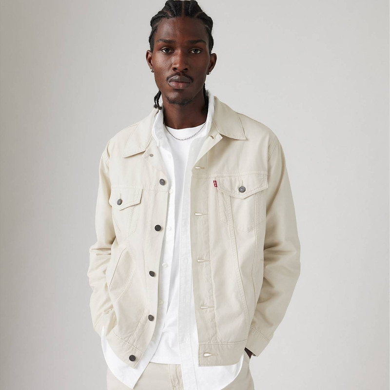 Levi's RELAXED FIT LINEN+ DENIM TRUCKER JACKET outlook