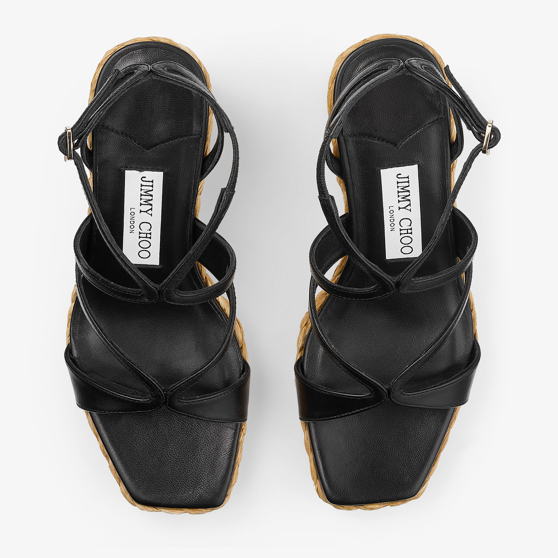 Ayla 85
Black Nappa Leather Wedge - 5