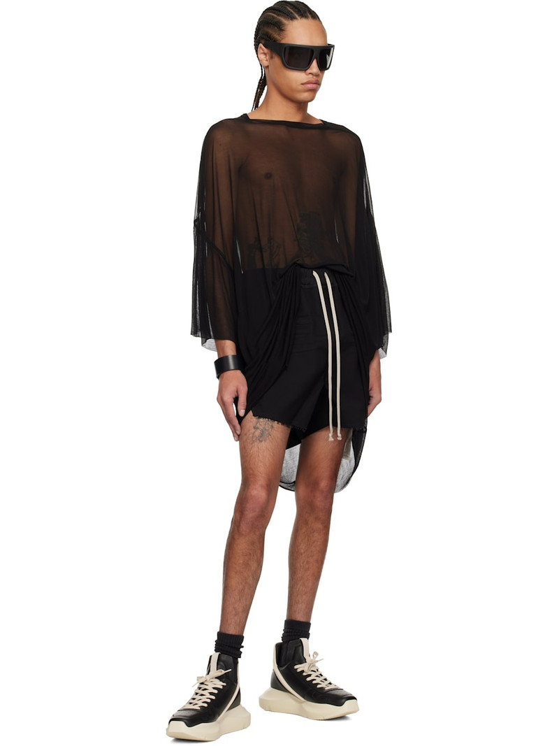 Rick Owens Black Hollywood Boxers Shorts outlook