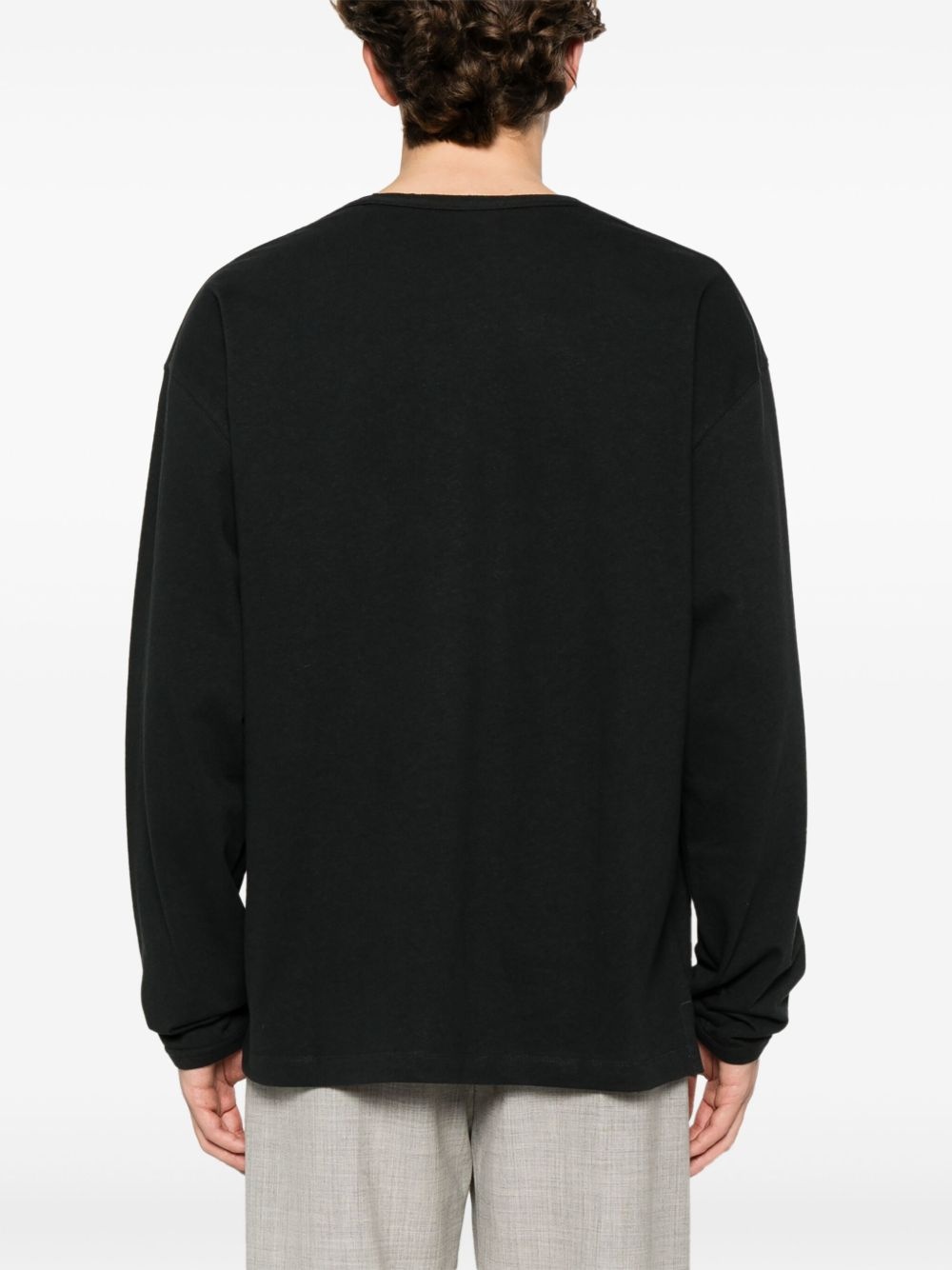 jersey-texture T-shirt - 4