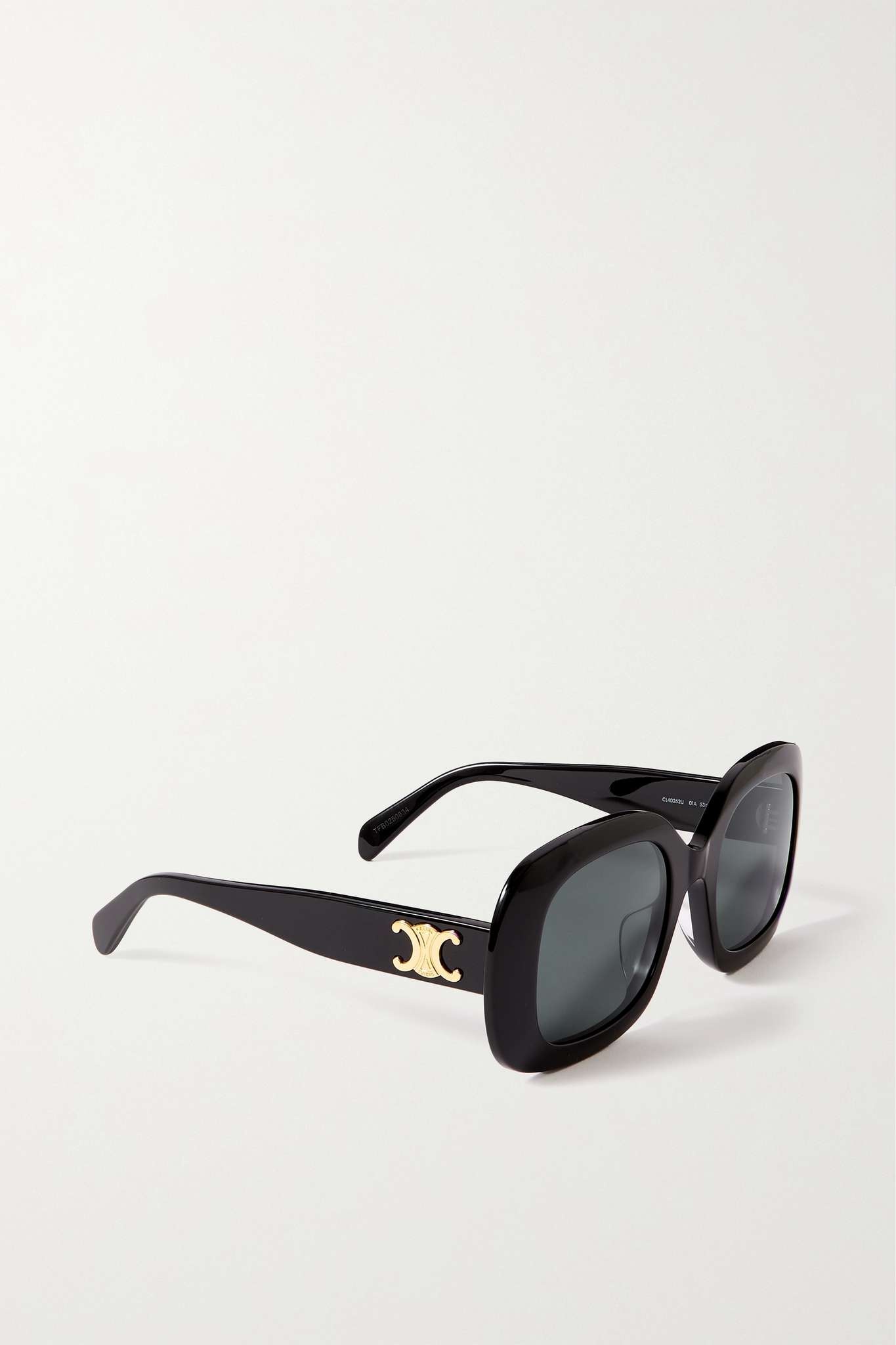 Triomphe oval-frame acetate sunglasses - 3