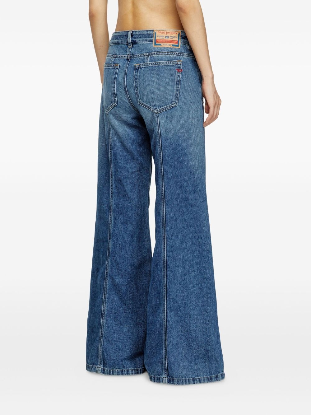 D-Akii wide-leg denim jeans - 4