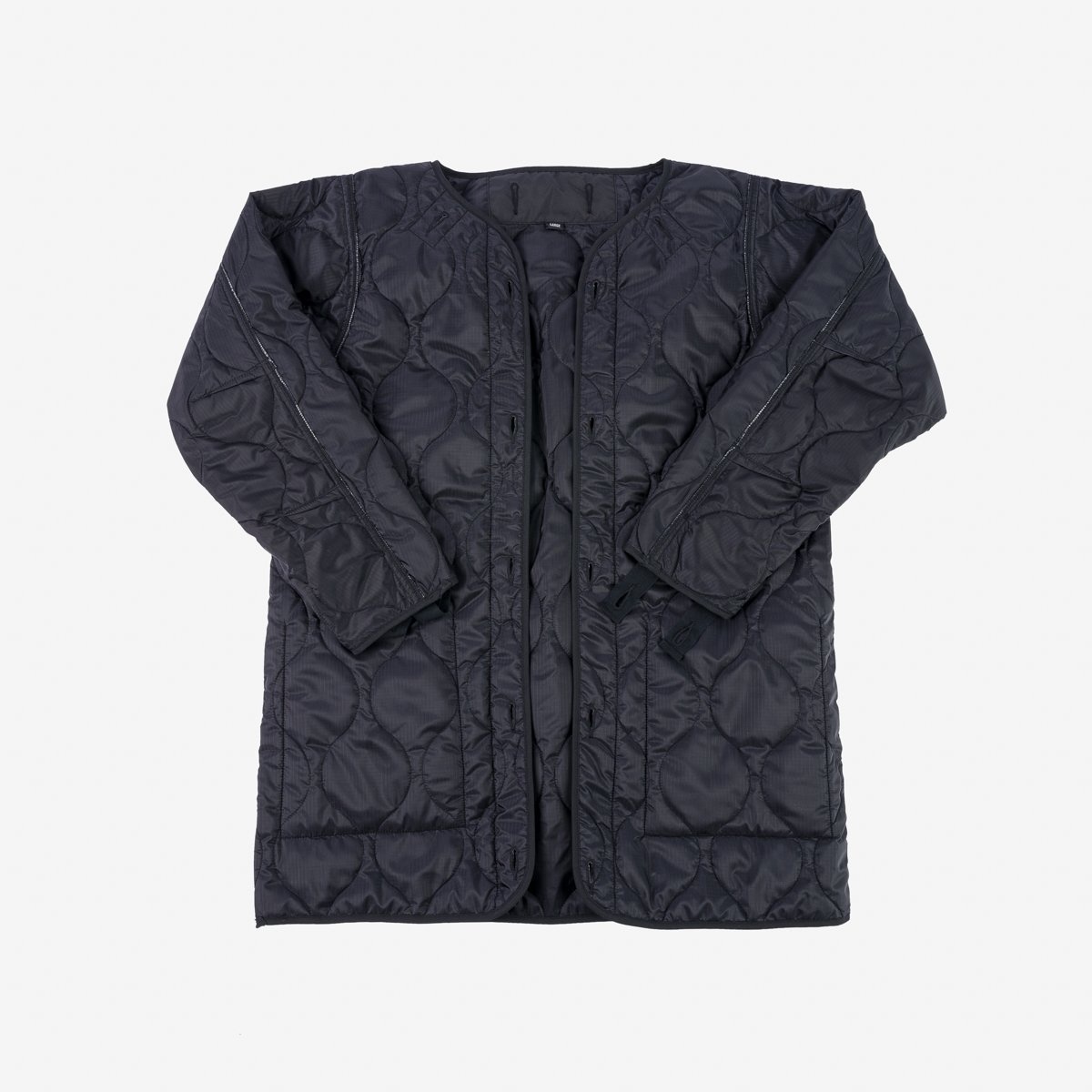 IHM-38-BLK 5oz Quilted Lining M-51 Type Field Coat - Black - 11