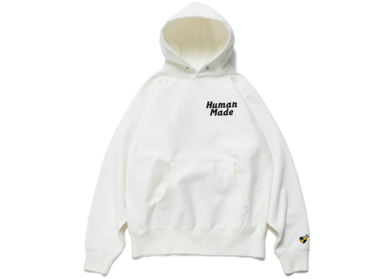 Human Made Human Made x Asap Rocky Human Testing Pizza Hoodie White outlook