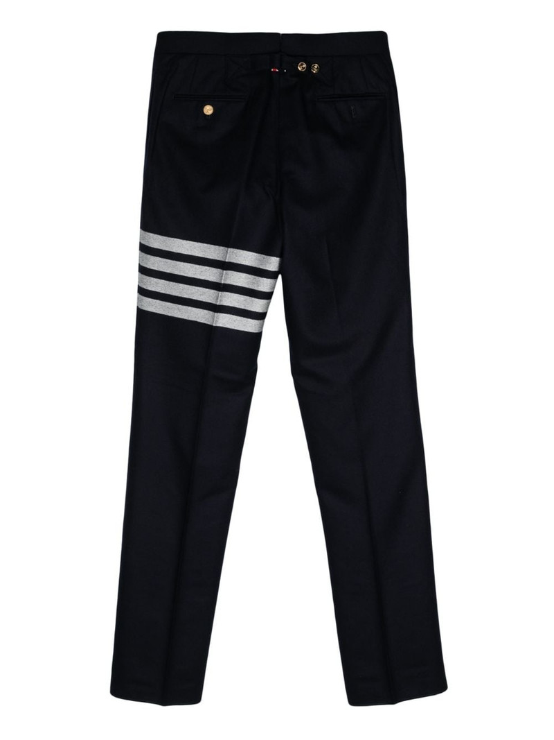 Thom Browne 4-Bar low-waist tailored trousers outlook
