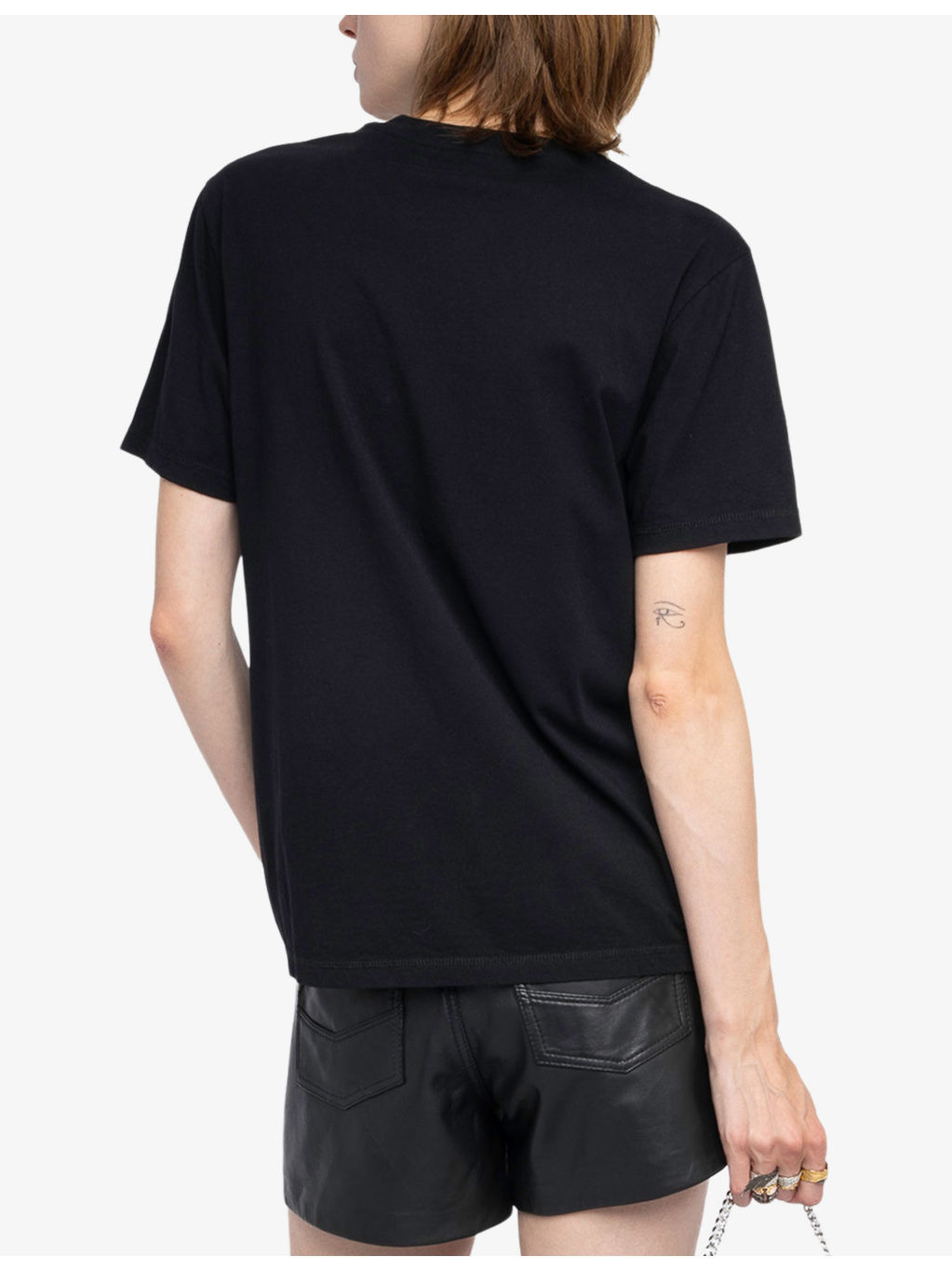 Edwin Rhinestone-Embellished Short-Sleeve Cotton T-Shirt - 4