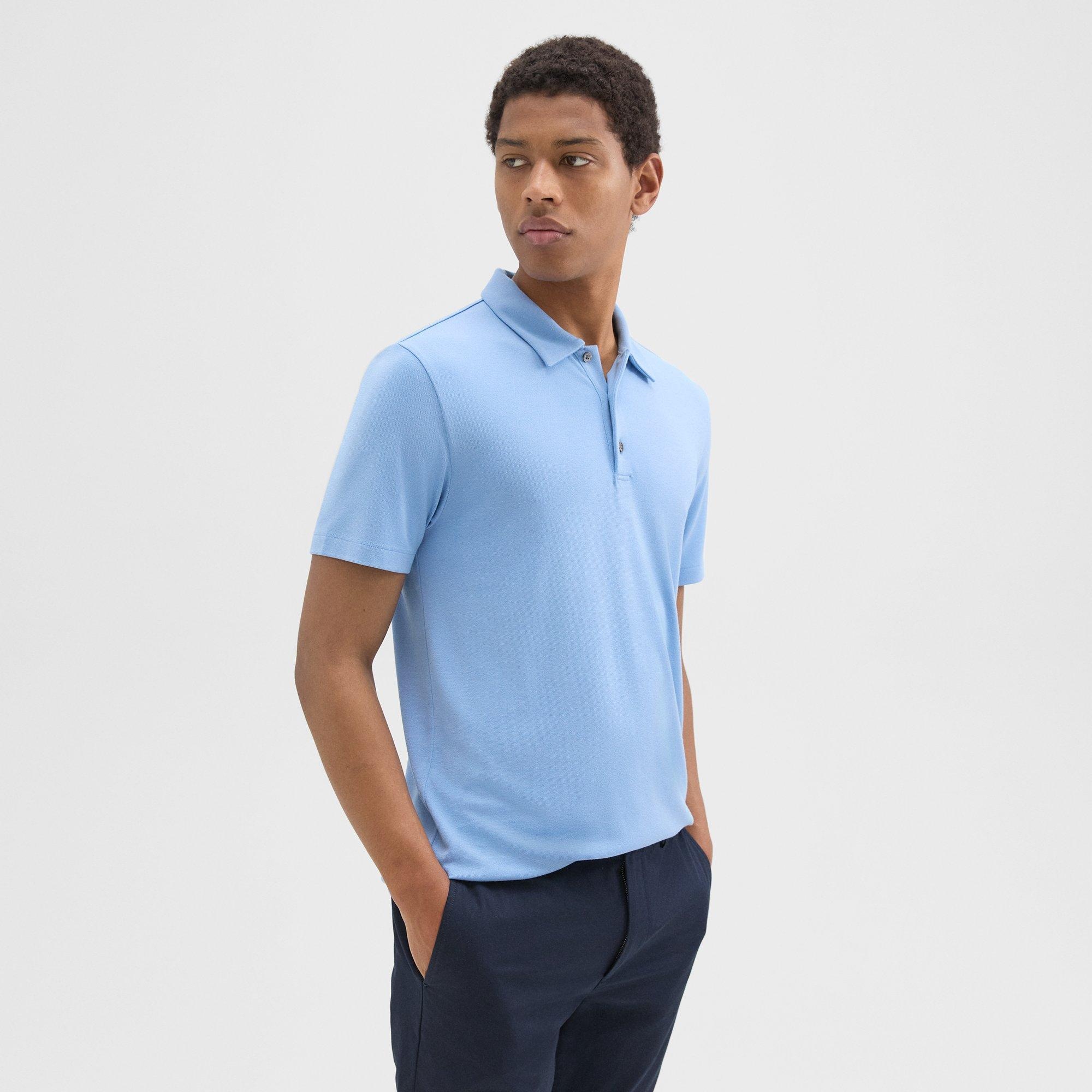 Bron Polo Shirt in Anemone Modal Jersey - 3