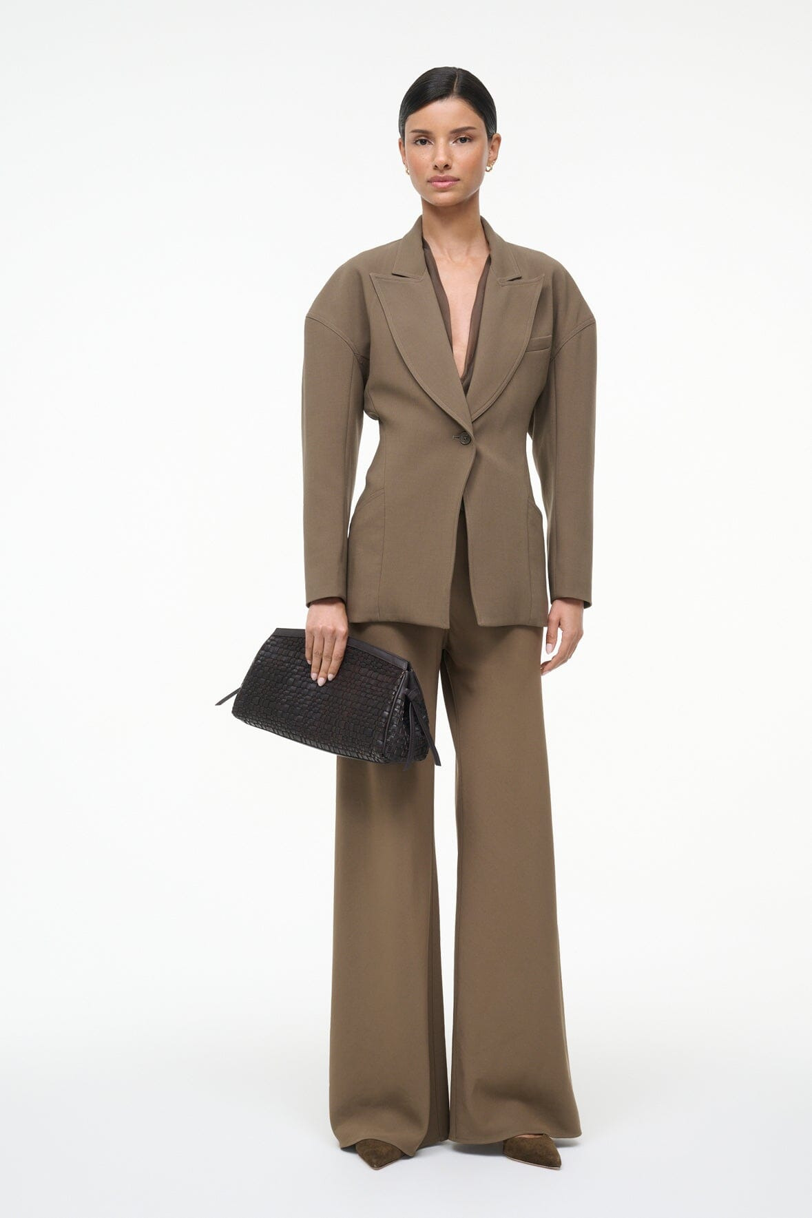 STAUD COLE BLAZER TRUFFLE - 2