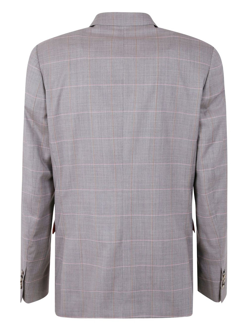 Paul Smith checked-pattern single-breasted blazer outlook