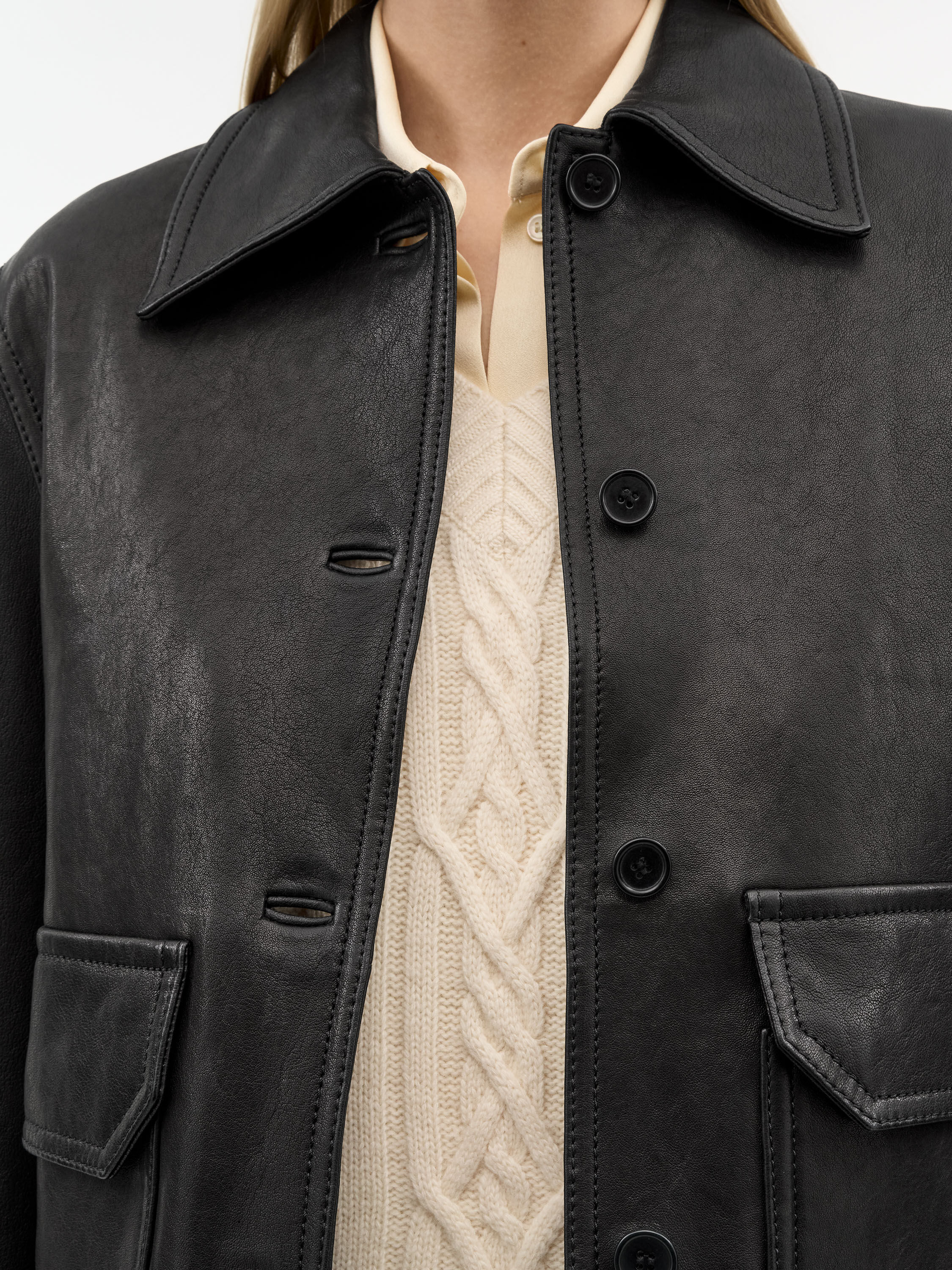 Loanna Leather Jacket - 5