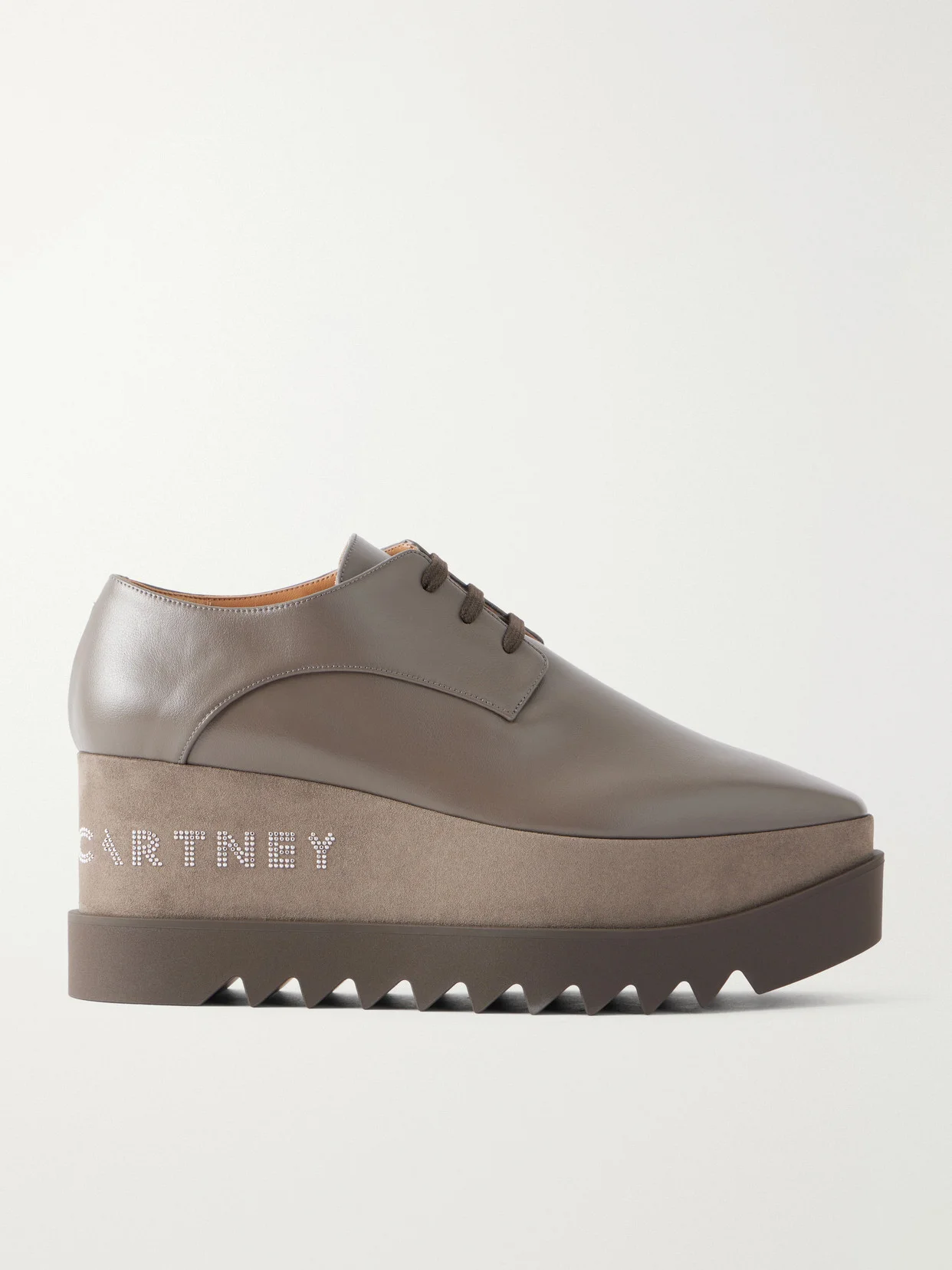 Elyse Logo-embellished Vegan Leather Platform Pumps - 1