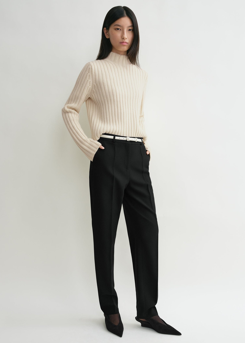 Totême Petite chunky rib knit snow outlook