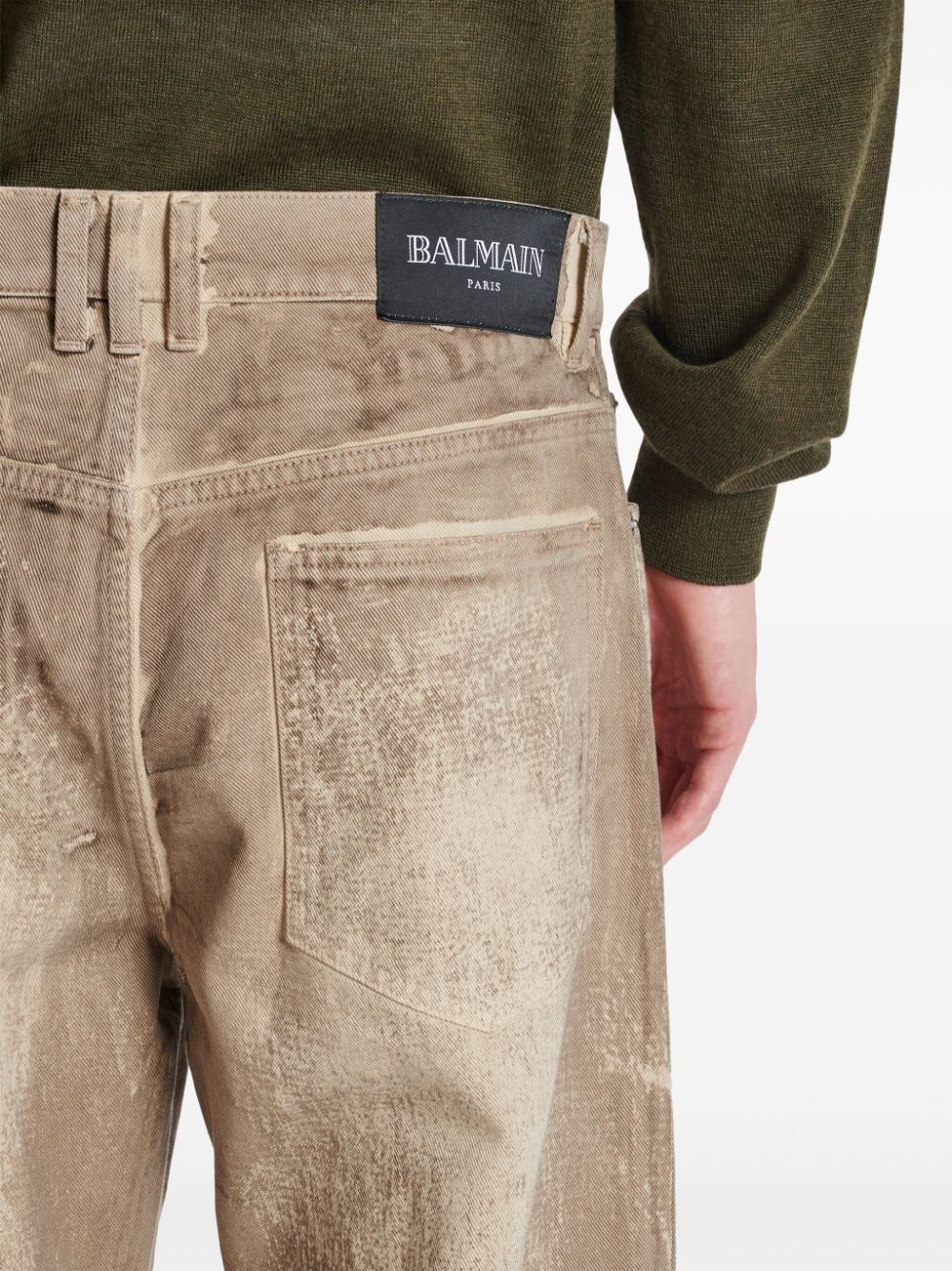 garment-dyed jeans - 7