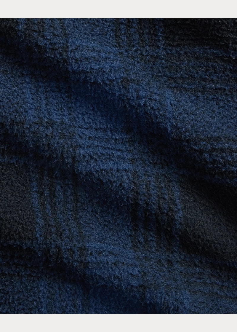 Plaid Pile Fleece Overshirt 7