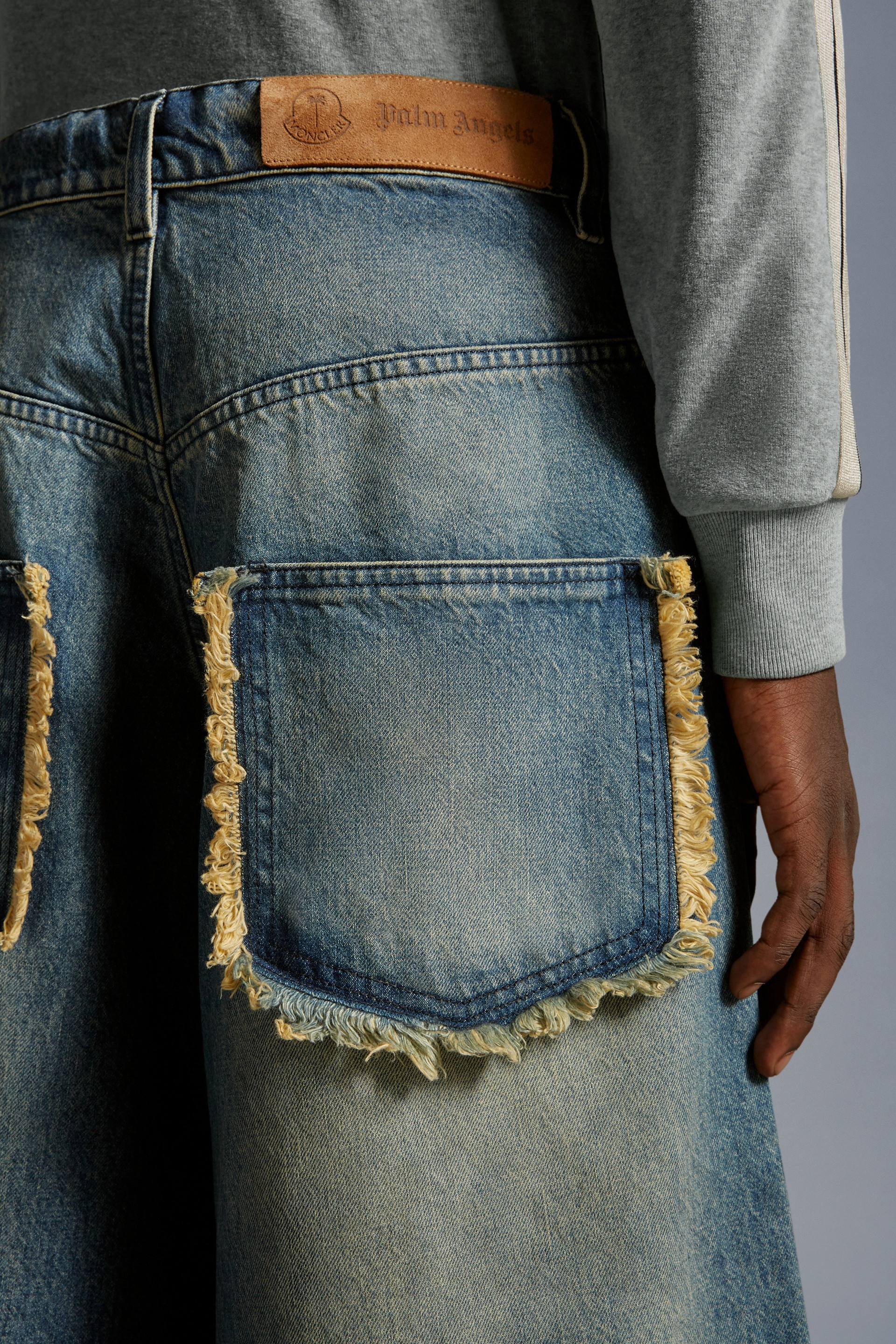 Moncler Wide Leg Jeans | REVERSIBLE
