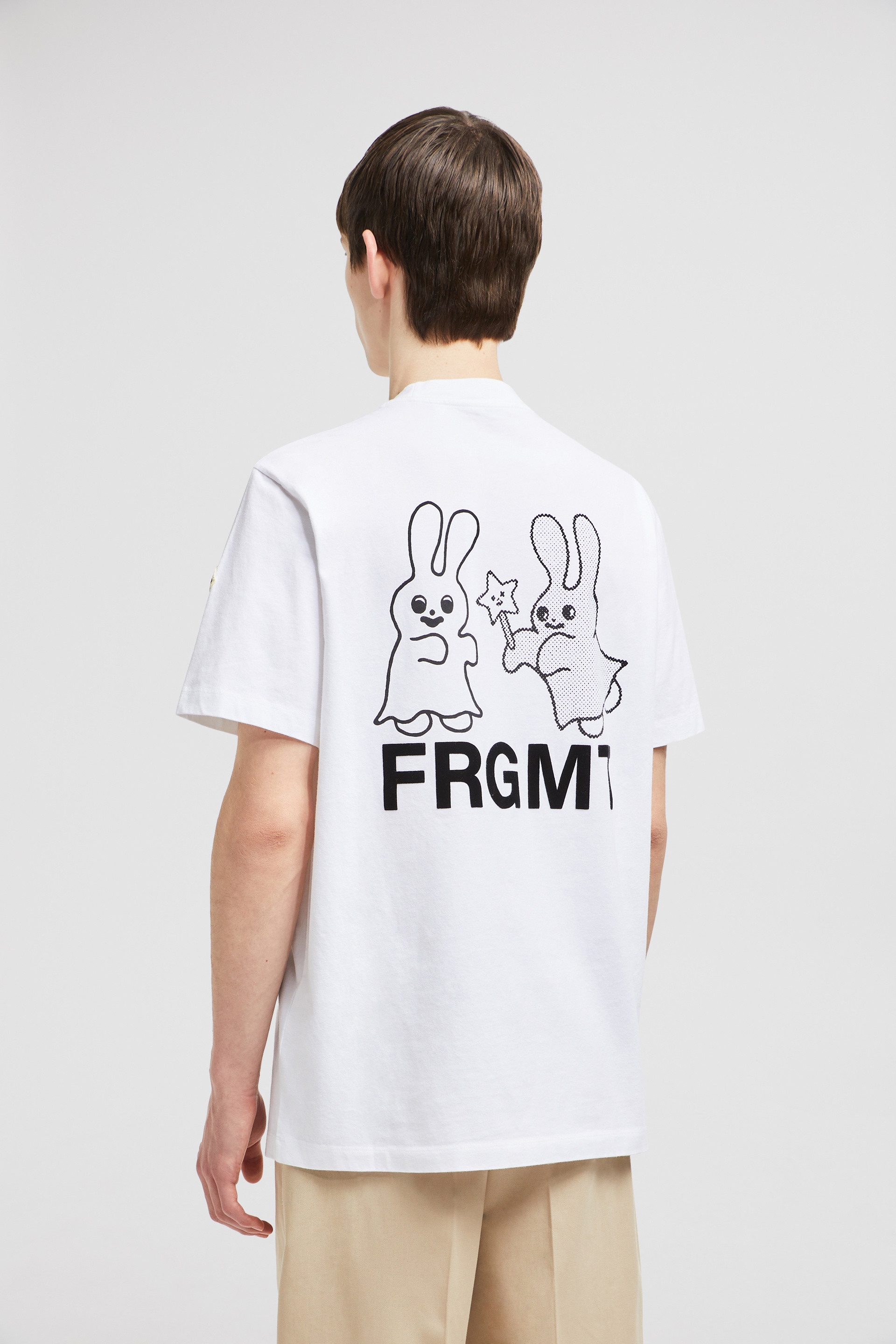 Moncler x FRGMT Cartoon Logo Cotton T-Shirt - 5