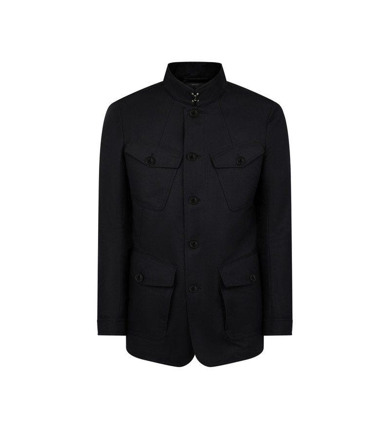 COMPACT NYLON MILITARY JACKET - 1
