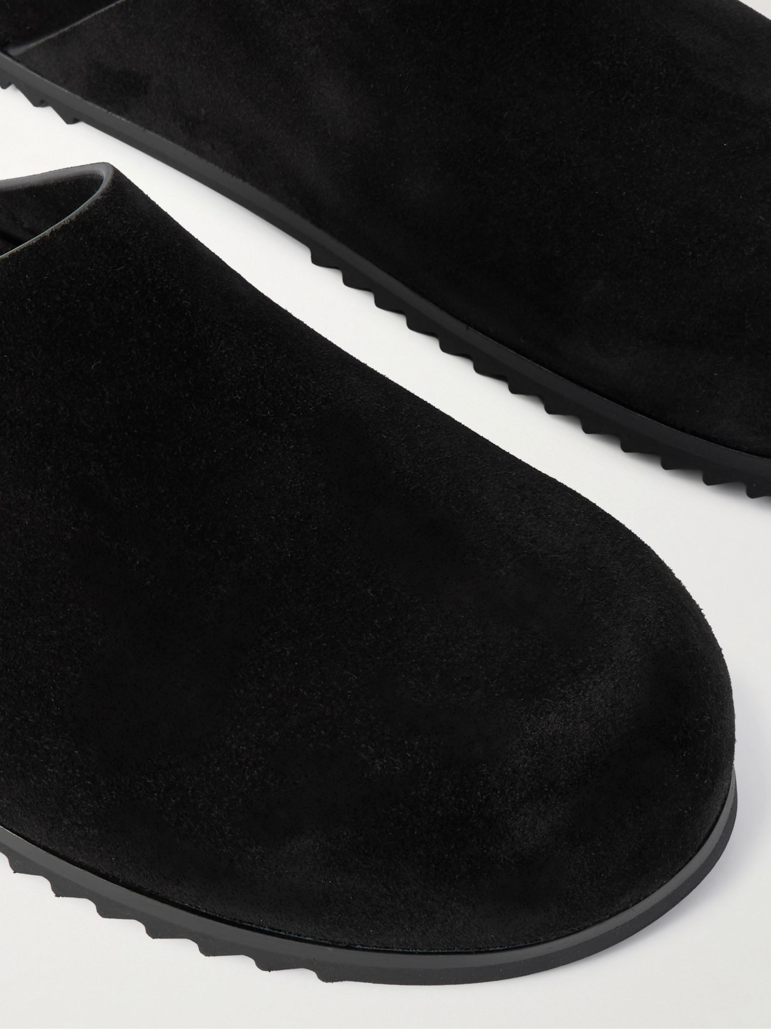Granola Suede Mules Black - 4