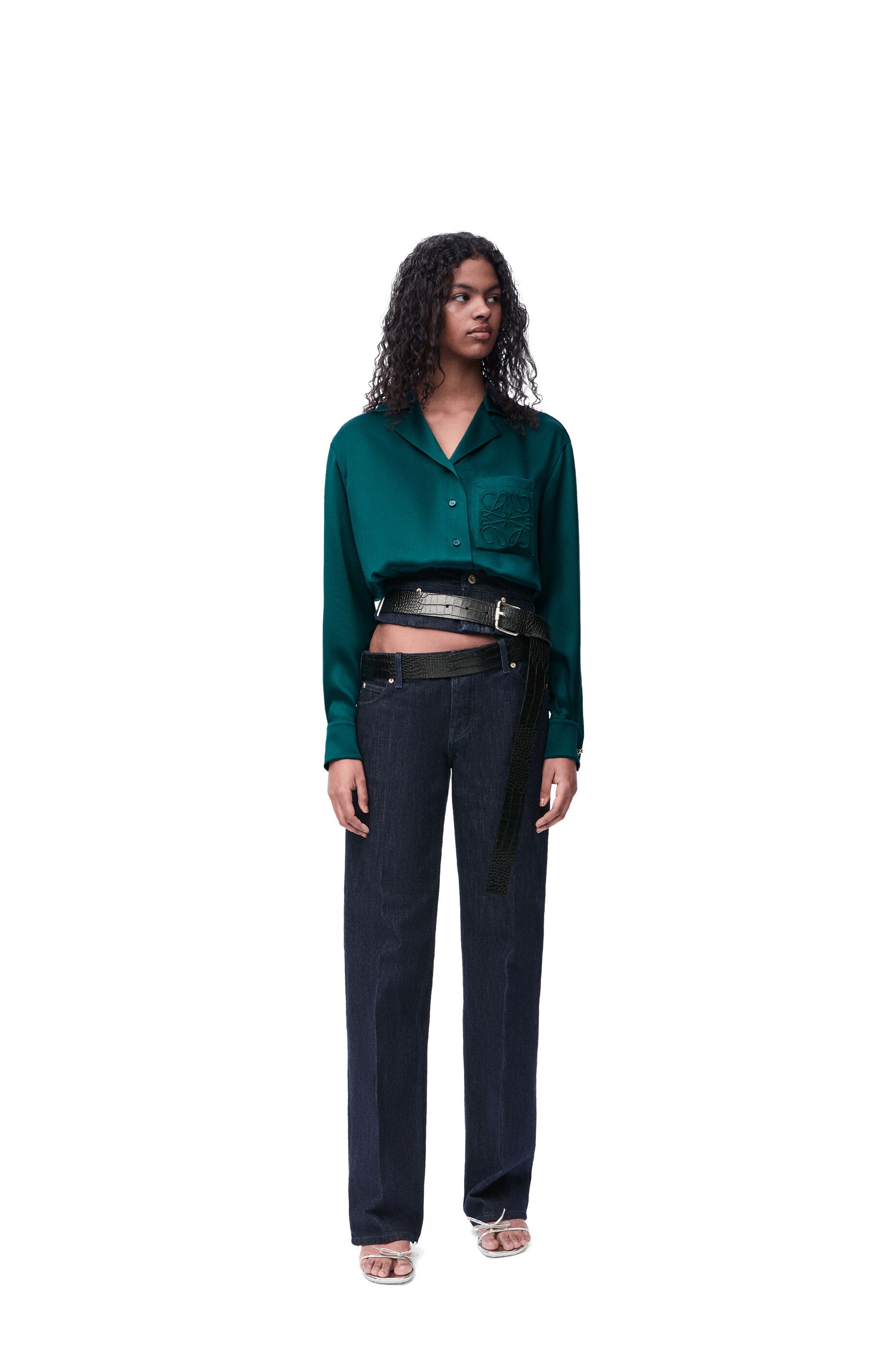 Pyjama blouse in silk - 2