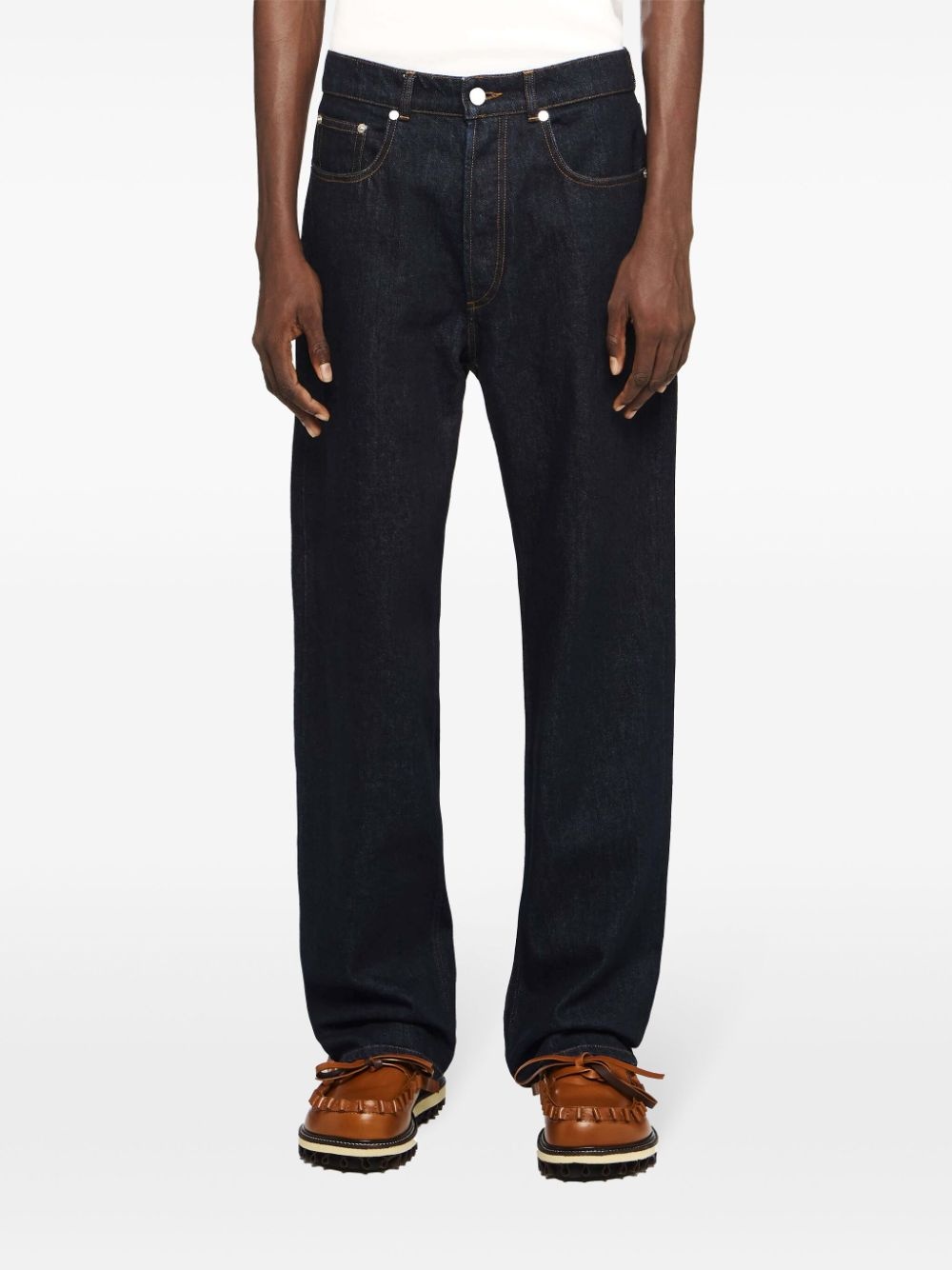 straight-leg jeans - 3
