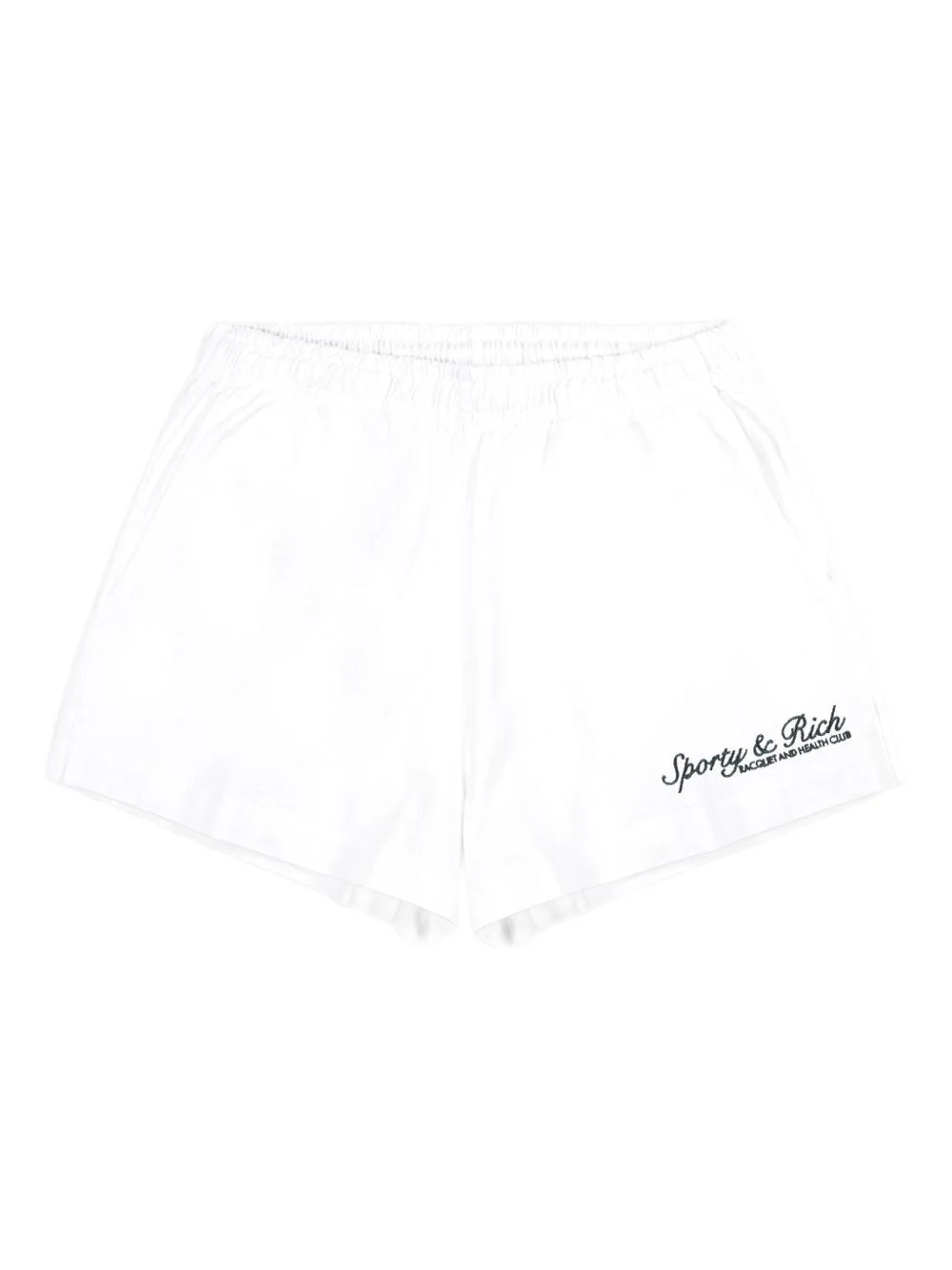 embroidery-logo elasticated shorts - 1