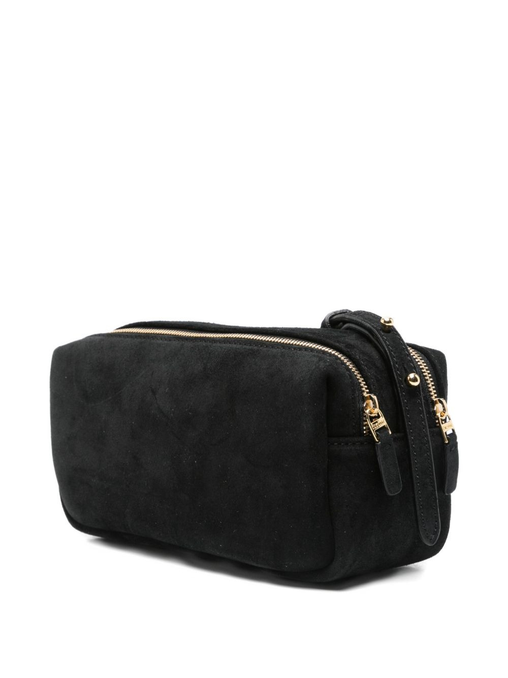 mini Trousse suede zip-top shoulder bag - 3