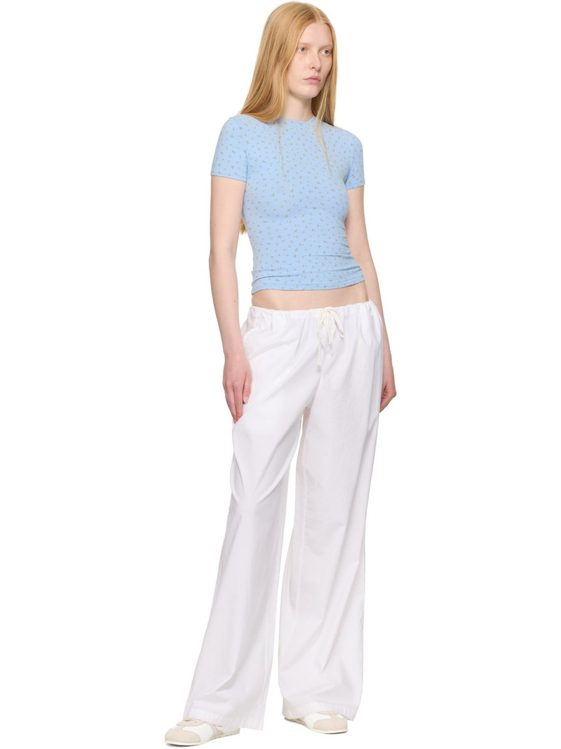 SKIMS Blue Cotton Jersey T-shirt outlook