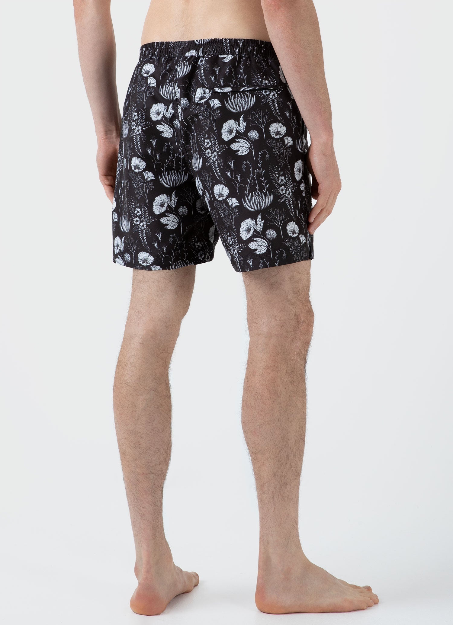 Leaf Print Swim Short - 5