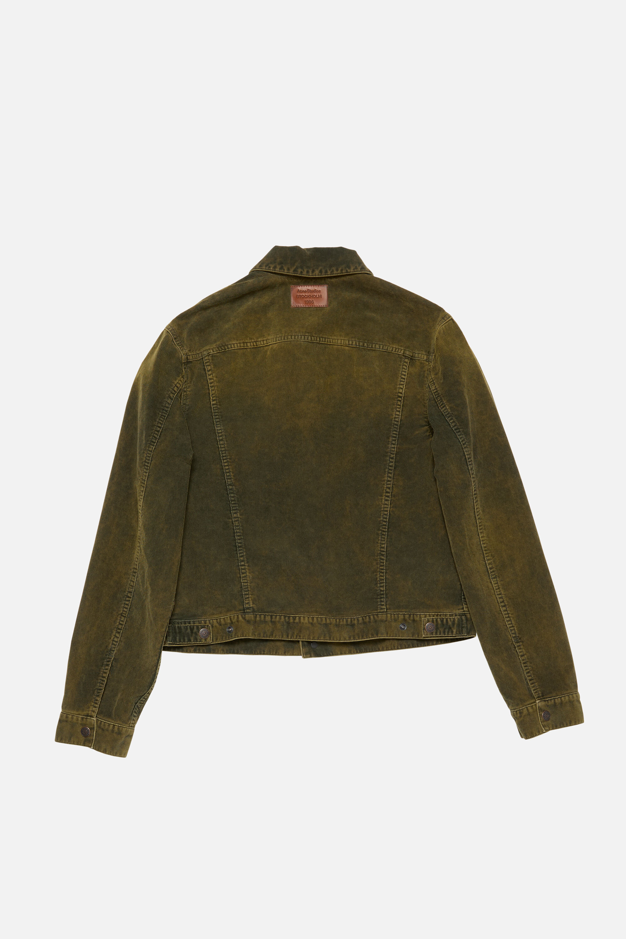 Corduroy jacket - Olive green - 7